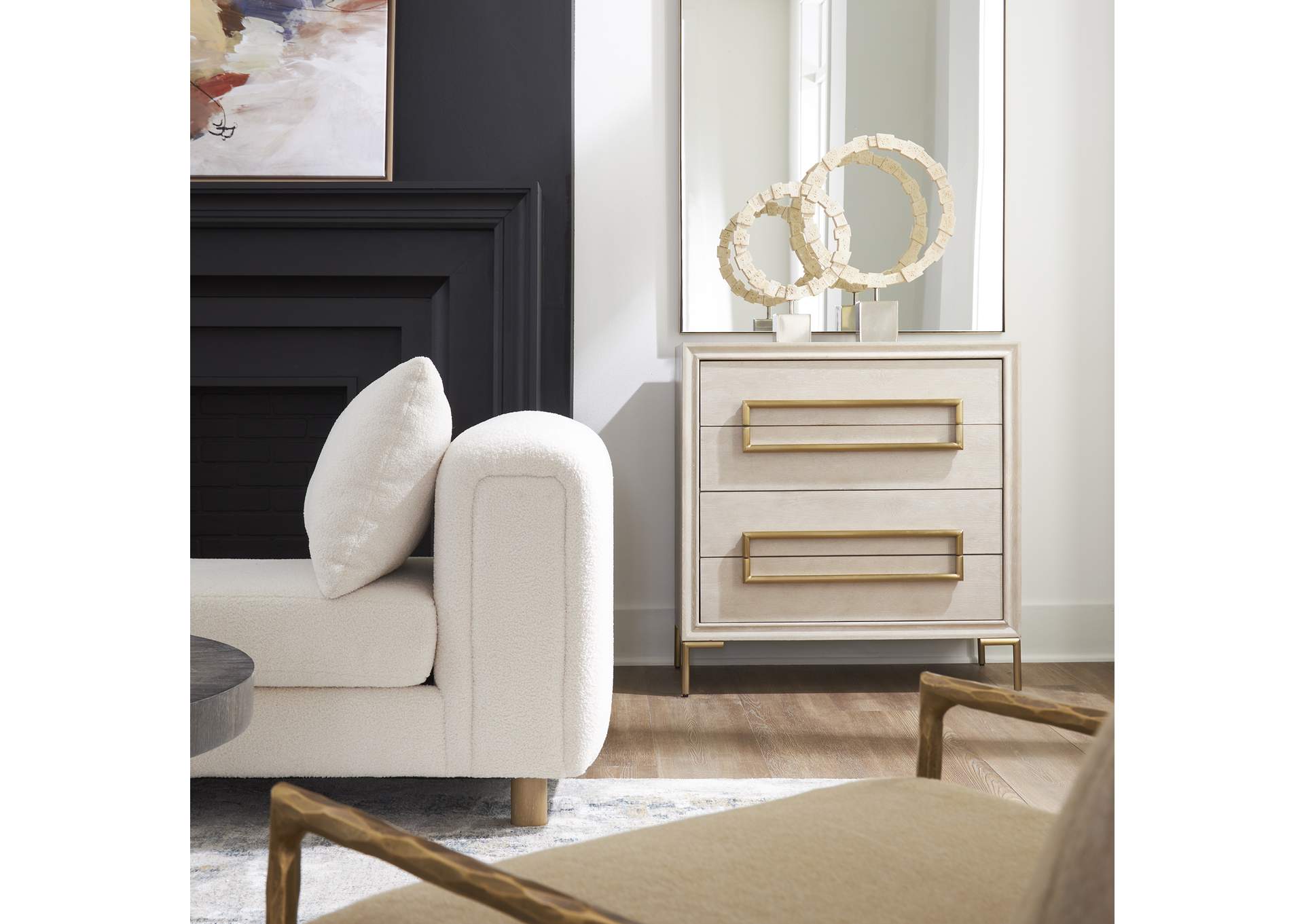 Uttermost Alessia Light Oak Accent Chest