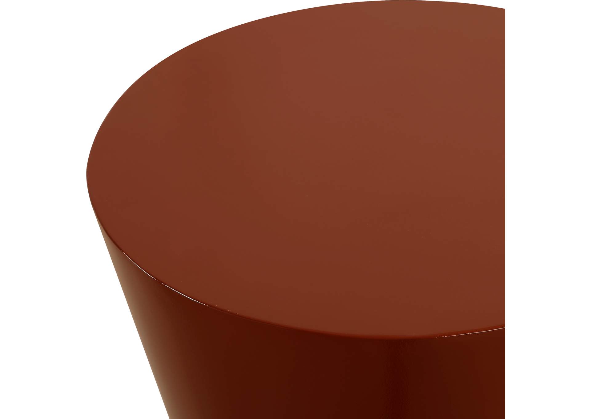 Uttermost Hepler Gloss Terracotta Drink Table