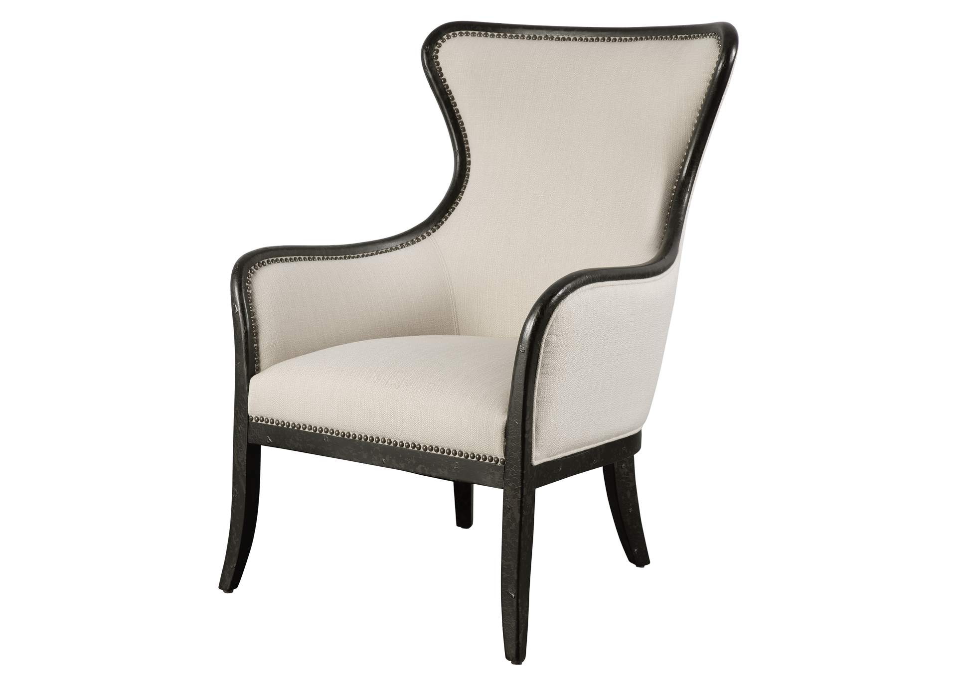 Uttermost Sandy Wing Back Armchair