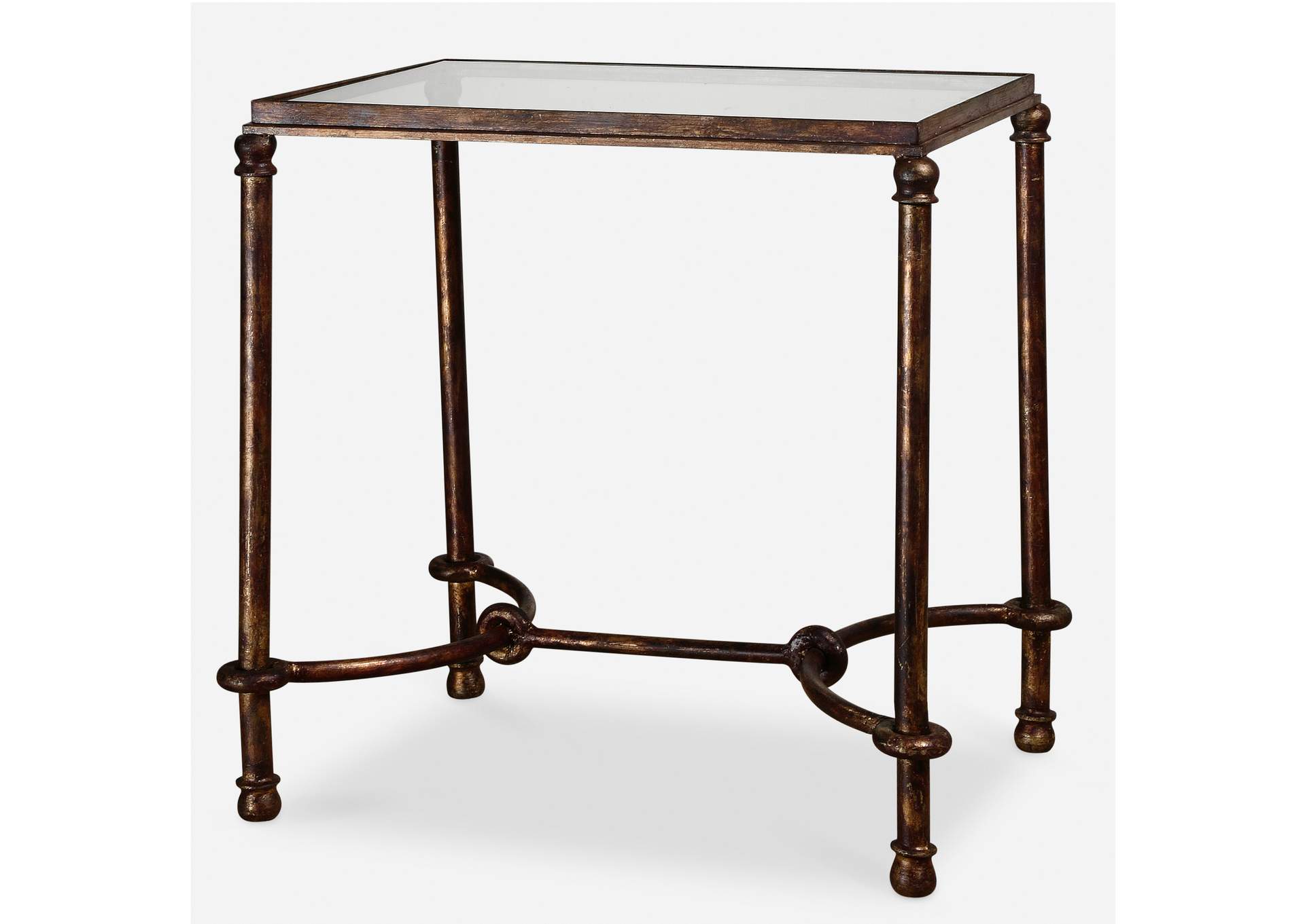Uttermost Warring Iron End Table