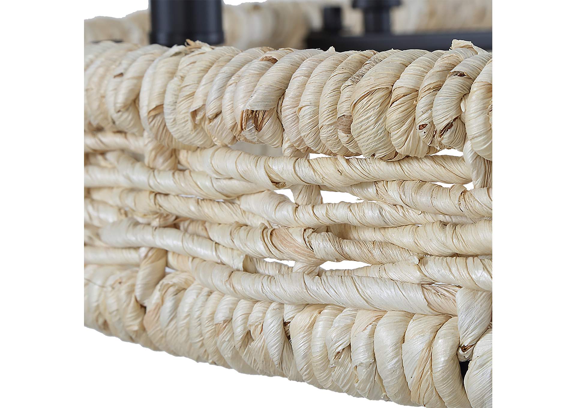 Uttermost Faiyam Light Rattan Chandelier