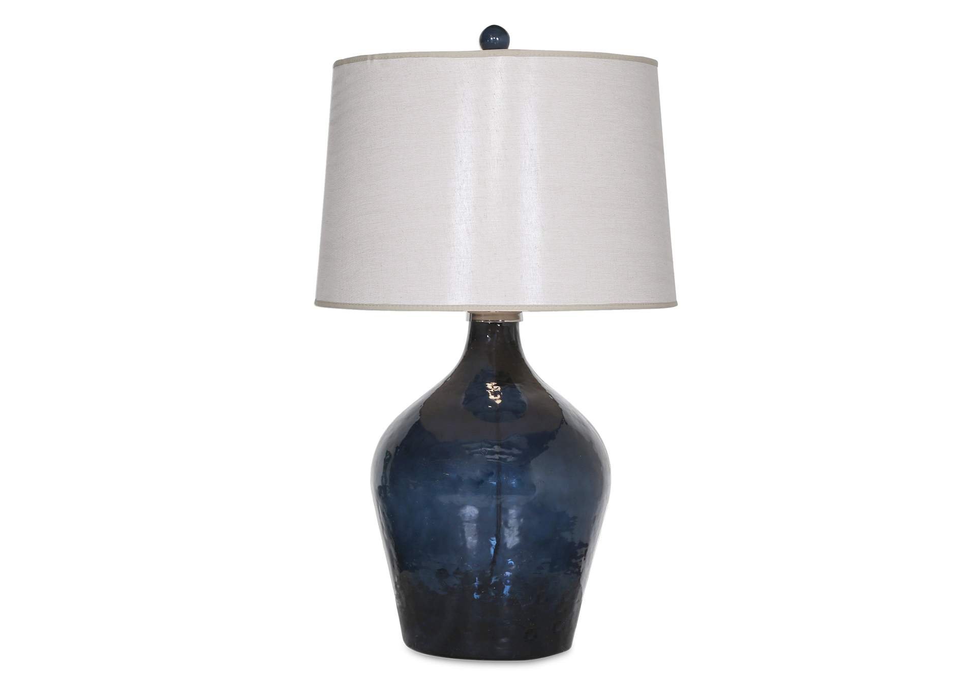 Uttermost Lamone Blue Glass Lamp