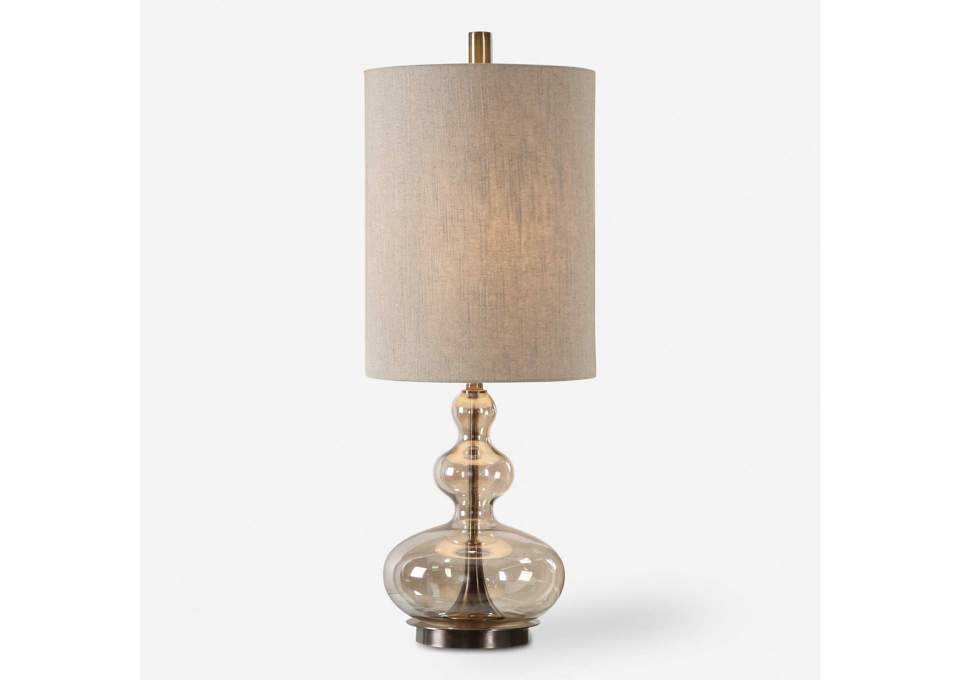 Uttermost Formoso Amber Glass Table Lamp