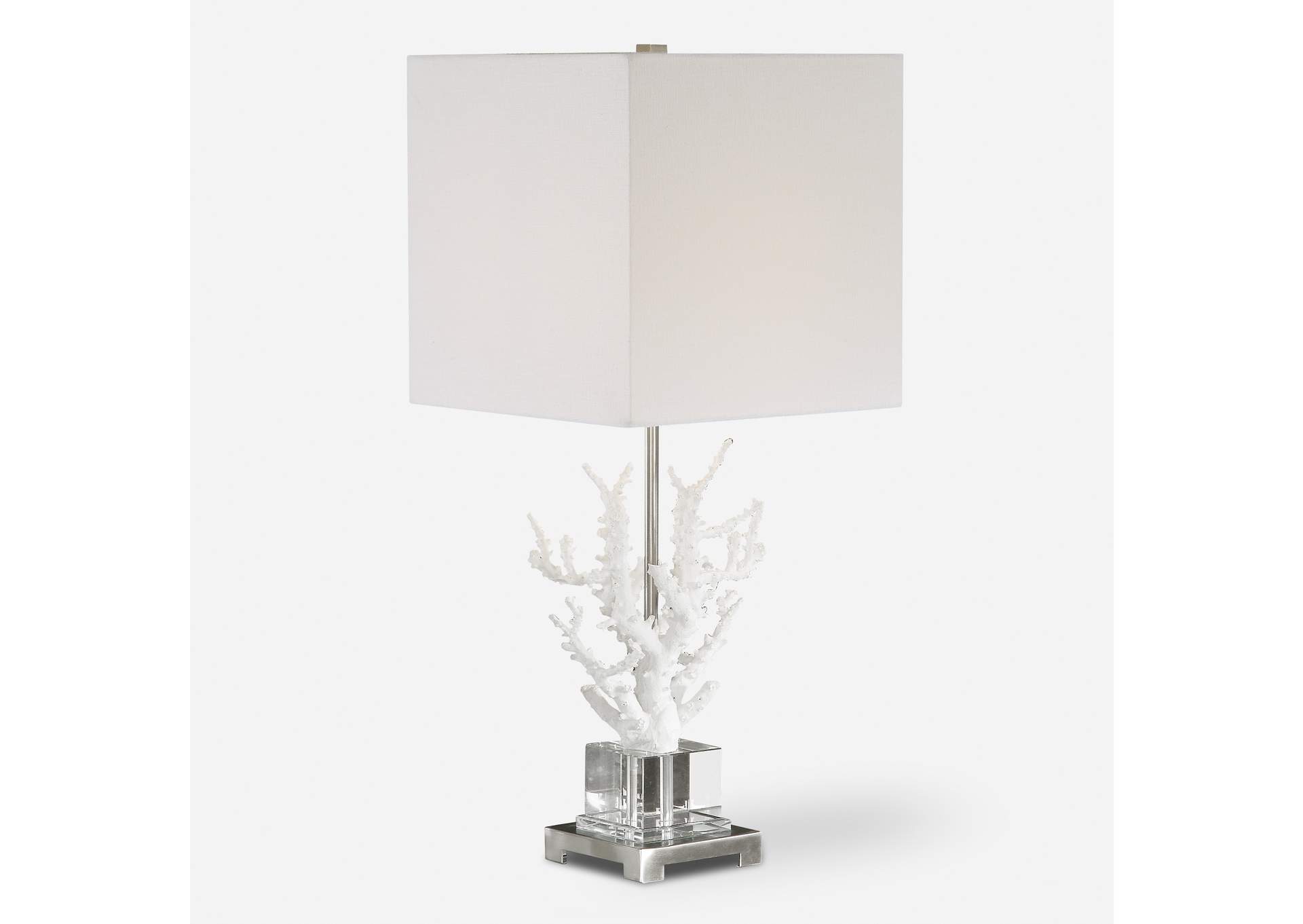 Uttermost Corallo White Coral Table Lamp