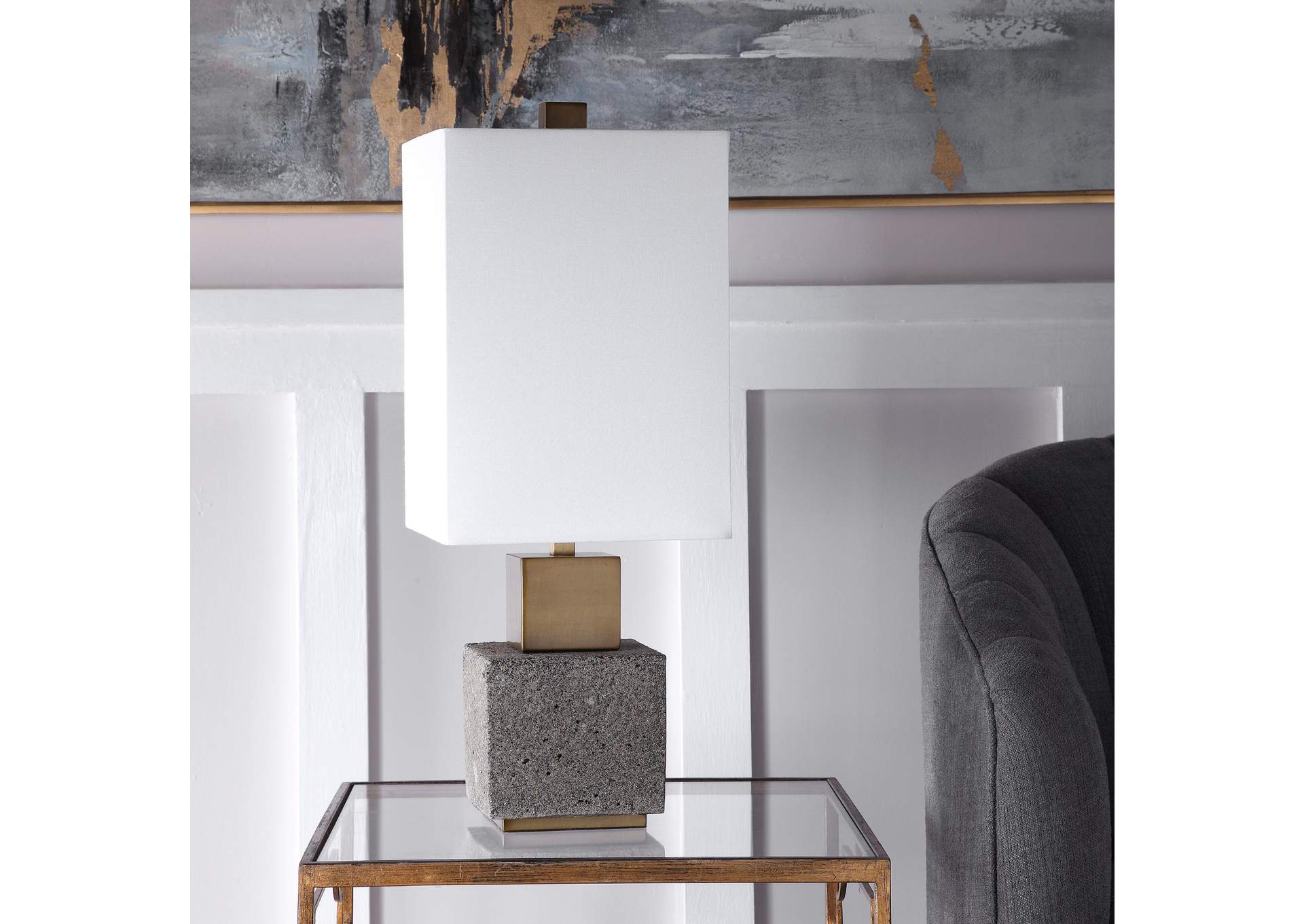 Uttermost Auckland Granite Buffet Lamp