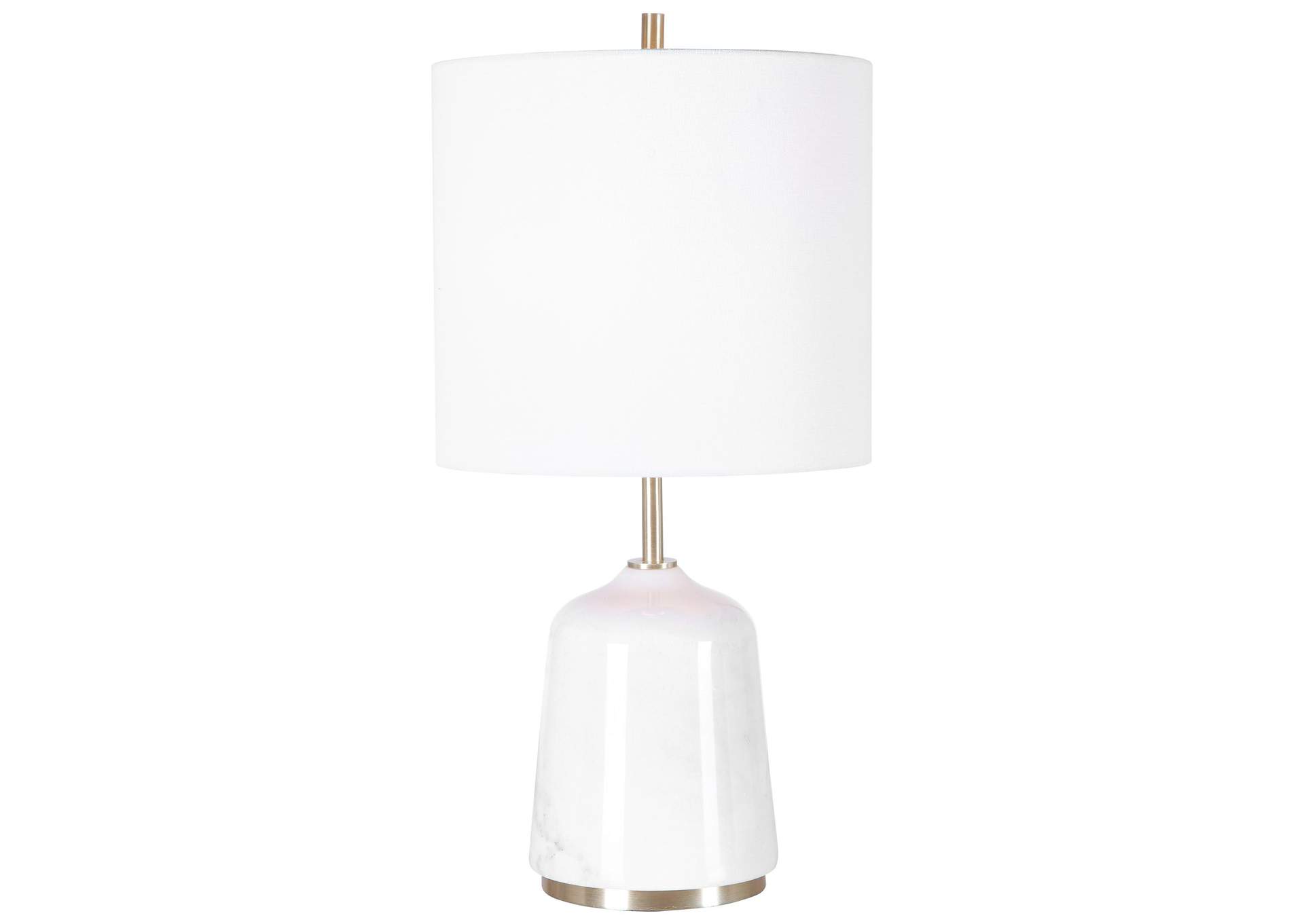 Uttermost Eloise White Marble Table Lamp