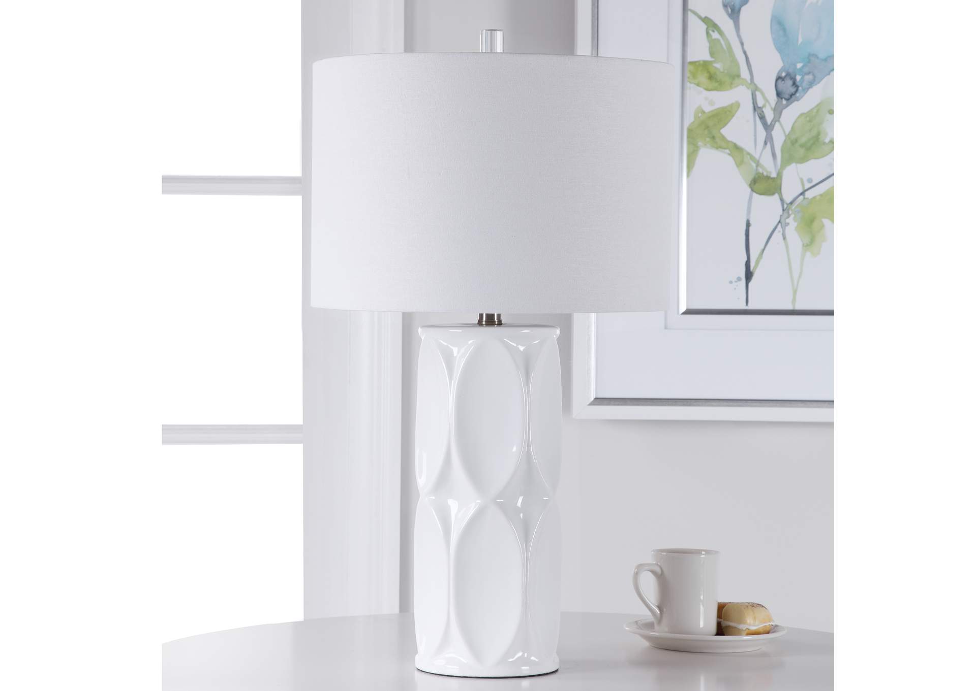 Uttermost Sinclair White Table Lamp