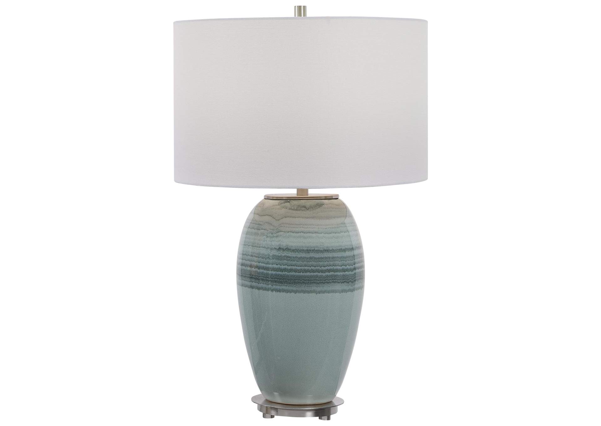 Uttermost Caicos Teal Table Lamp