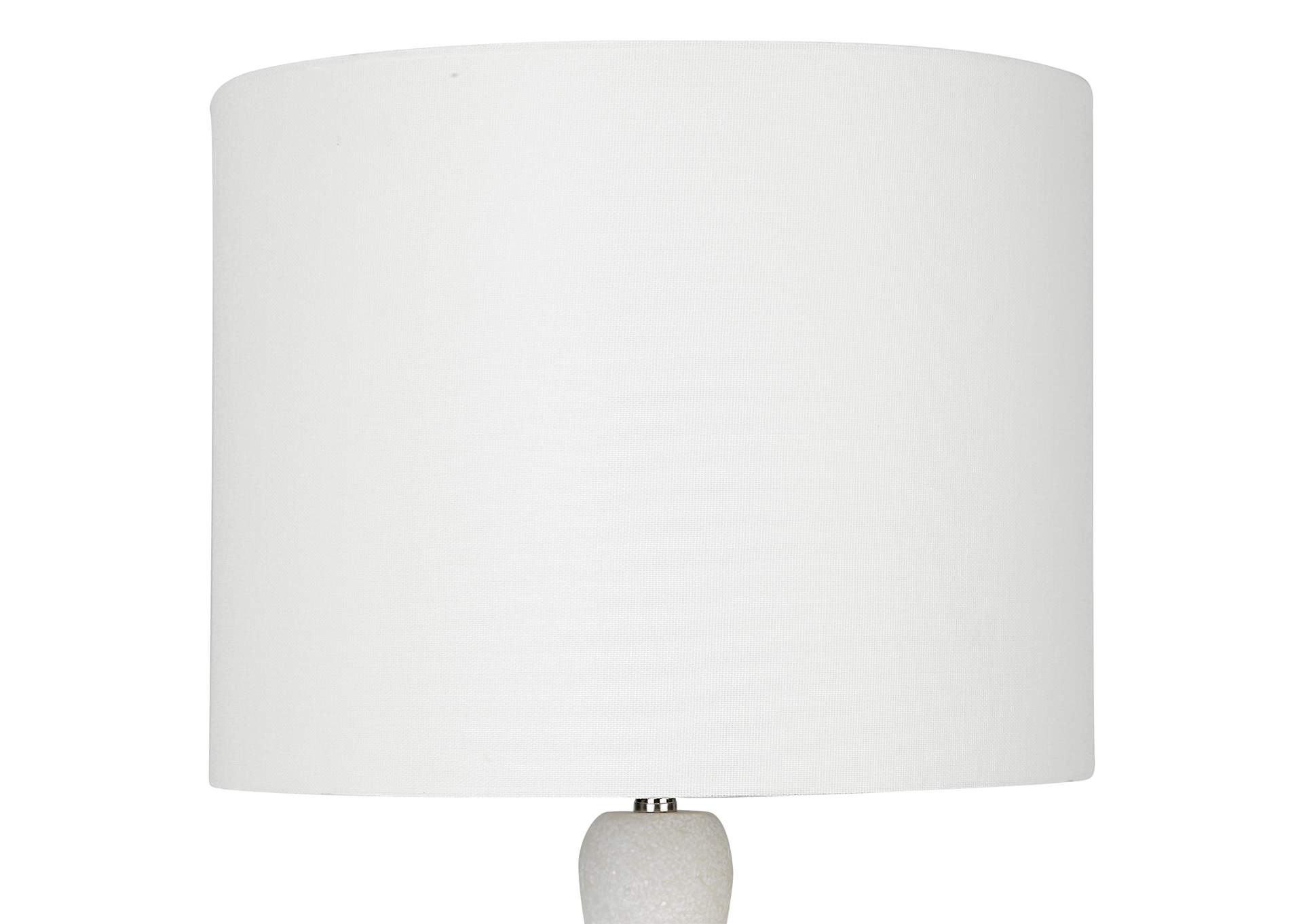 Uttermost Inverse White Marble Table Lamp