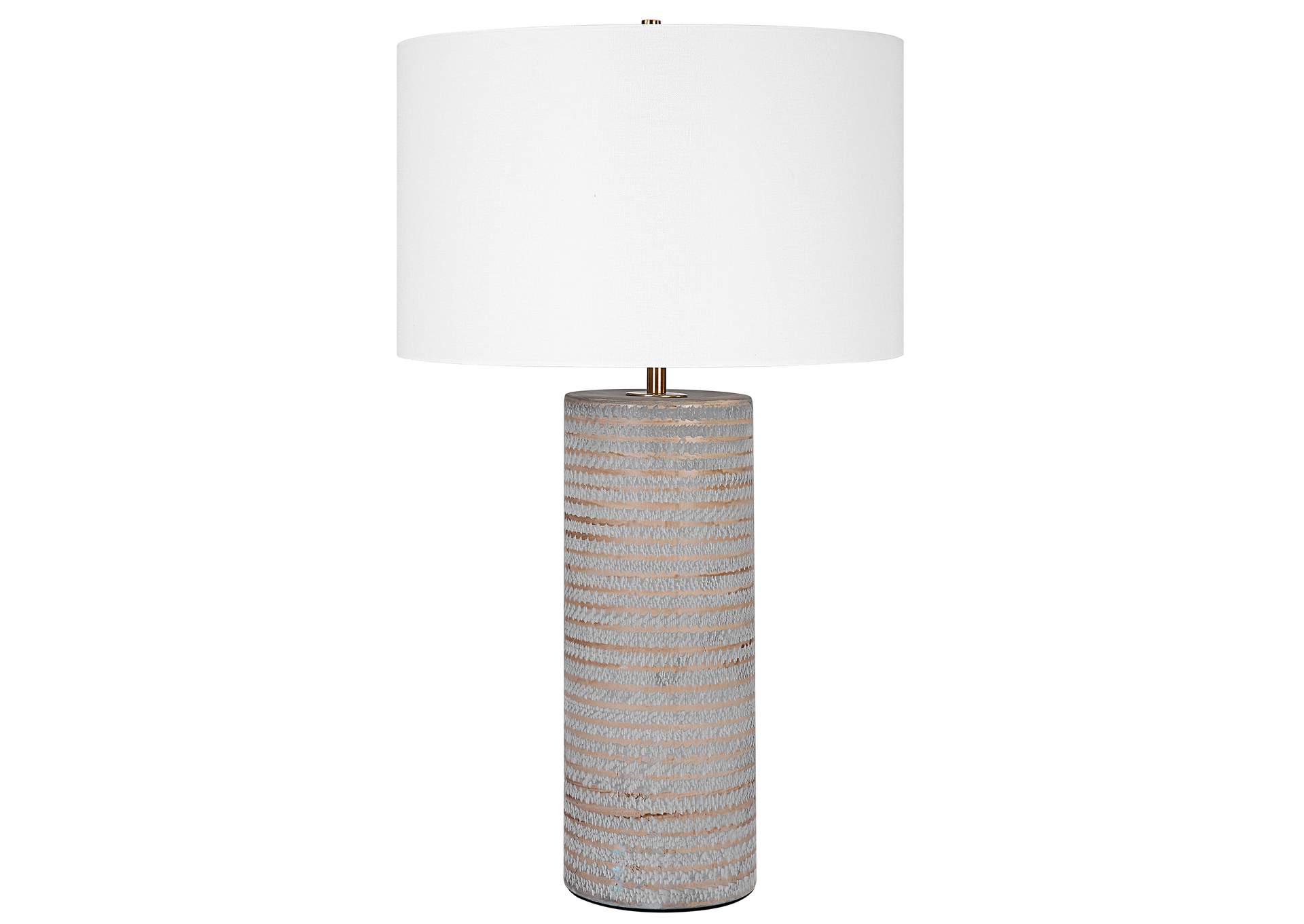 Uttermost Monolith Gray Table Lamp