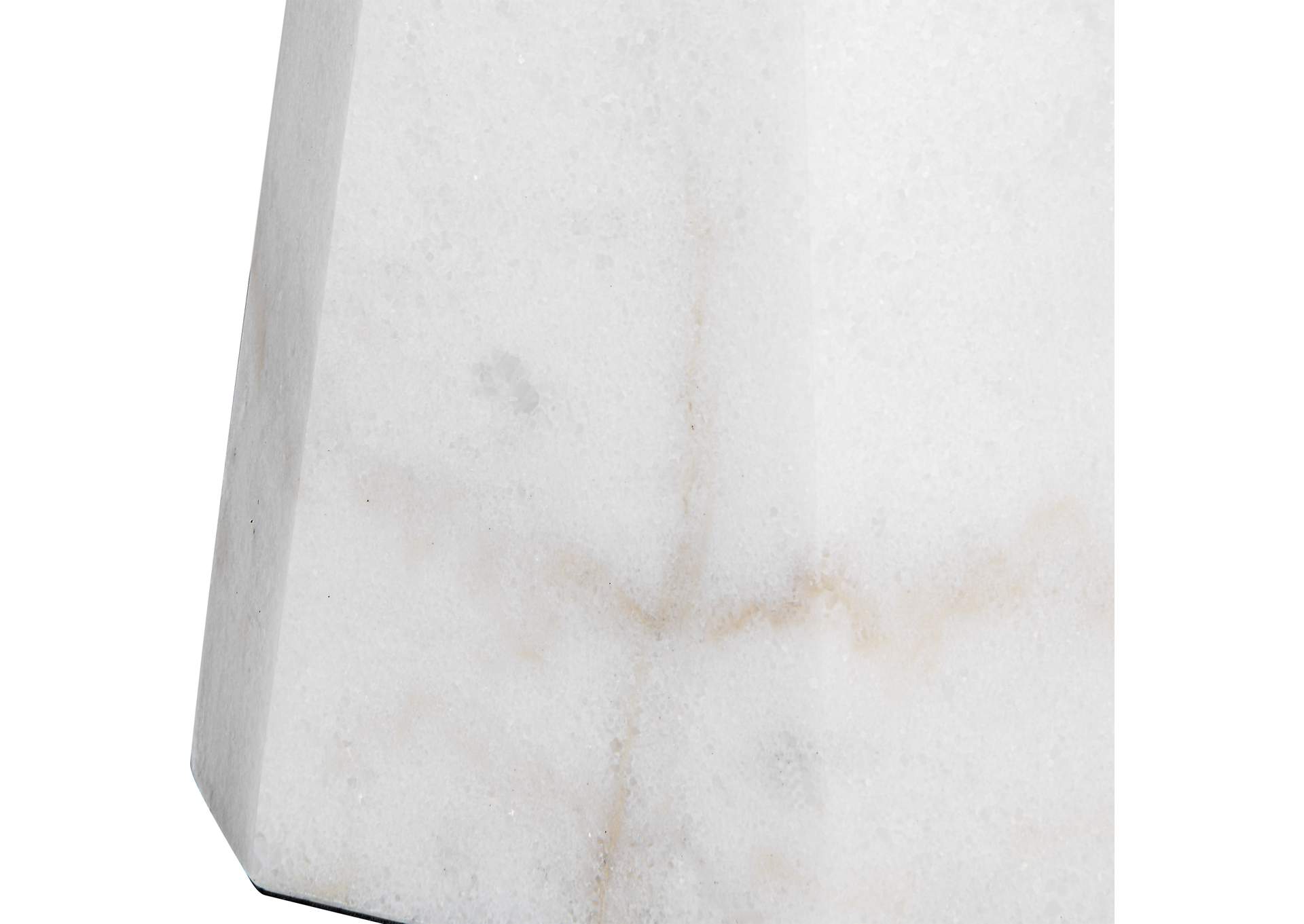 Uttermost Citadel White Marble Table Lamp