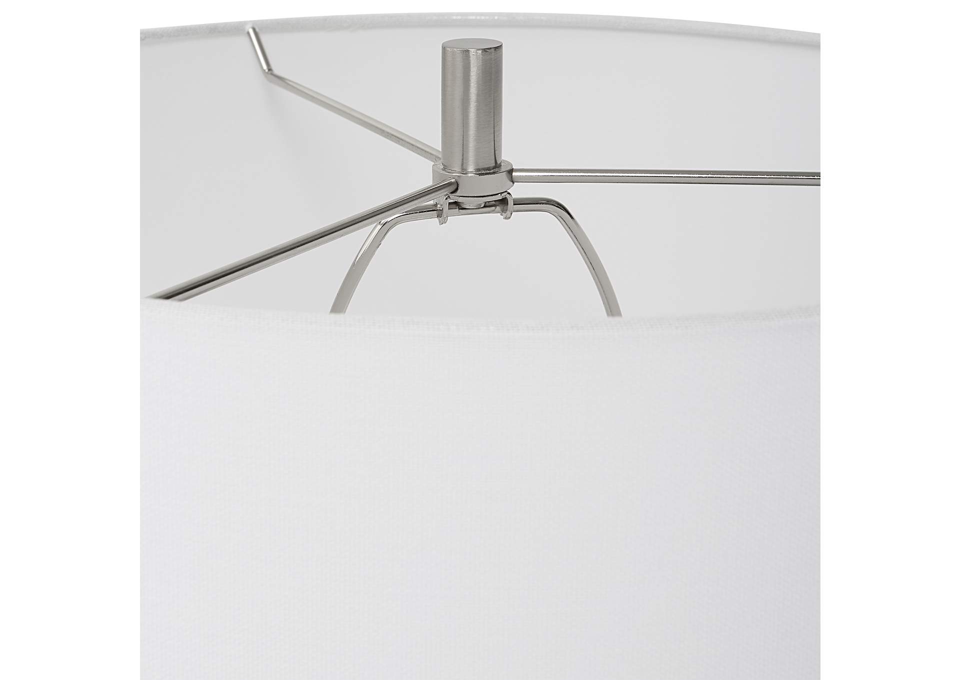 Uttermost Patchwork White Table Lamp