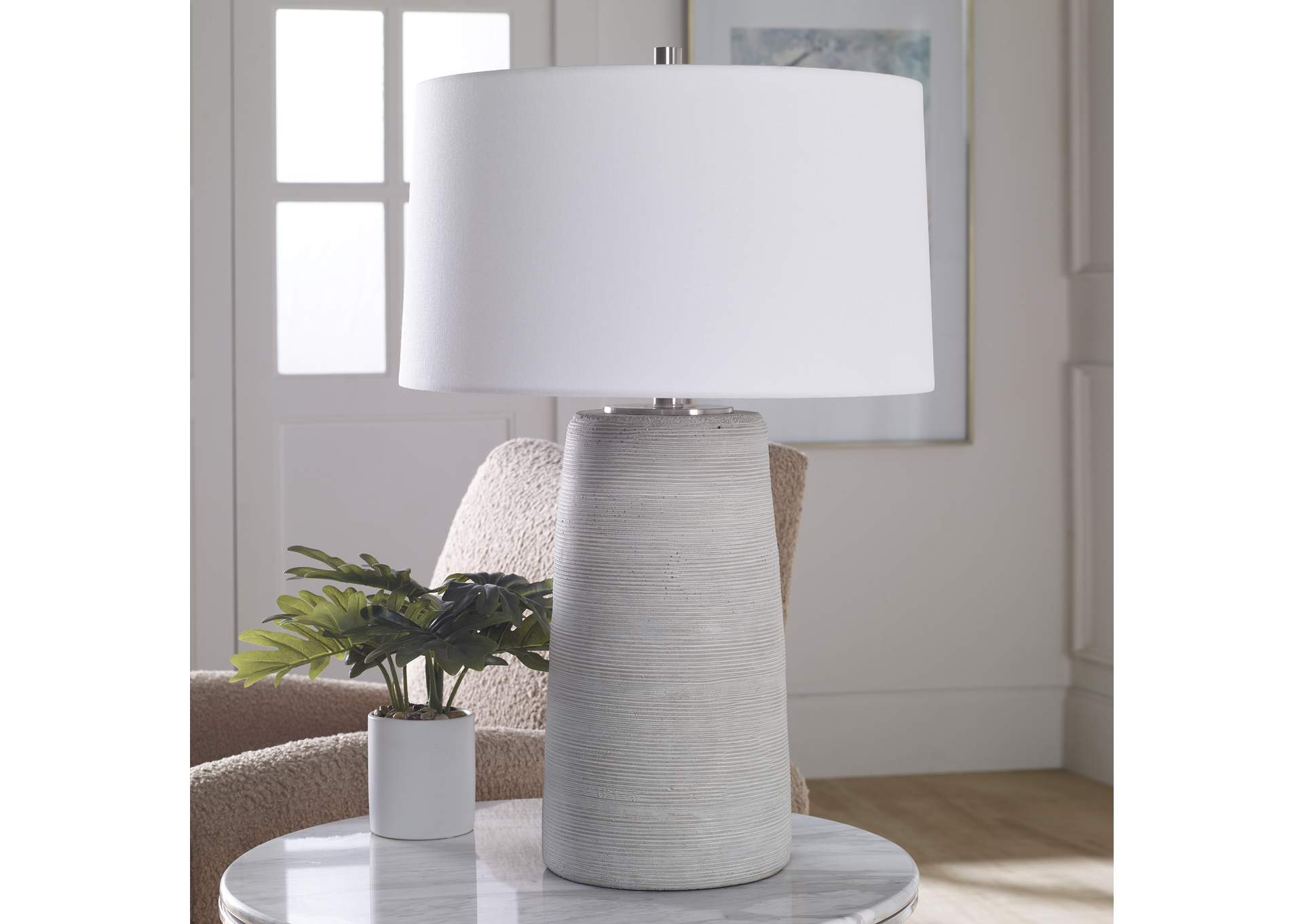 Uttermost Mountainscape Ceramic Table Lamp