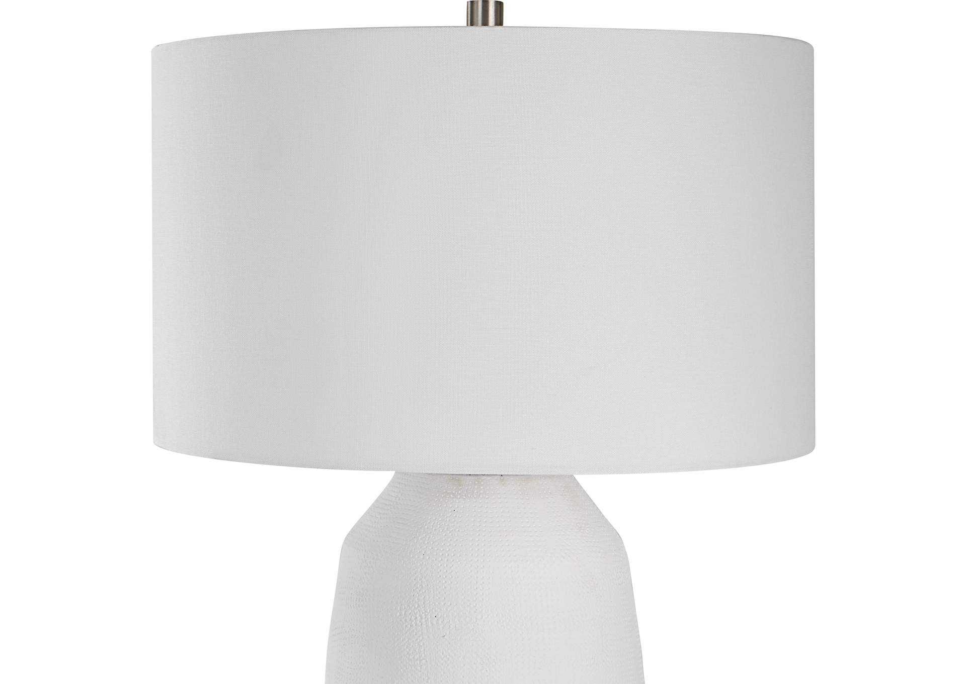 Uttermost Heir Chalk White Table Lamp