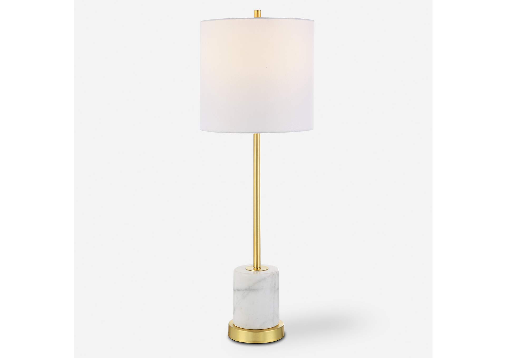 Uttermost Turret Gold Buffet Lamp