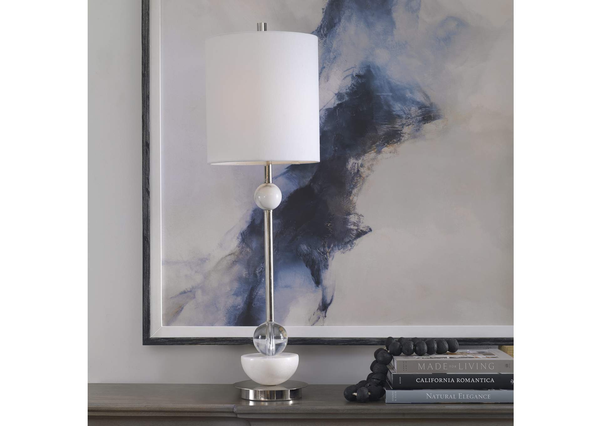 Uttermost Exposition Nickel Buffet Lamp