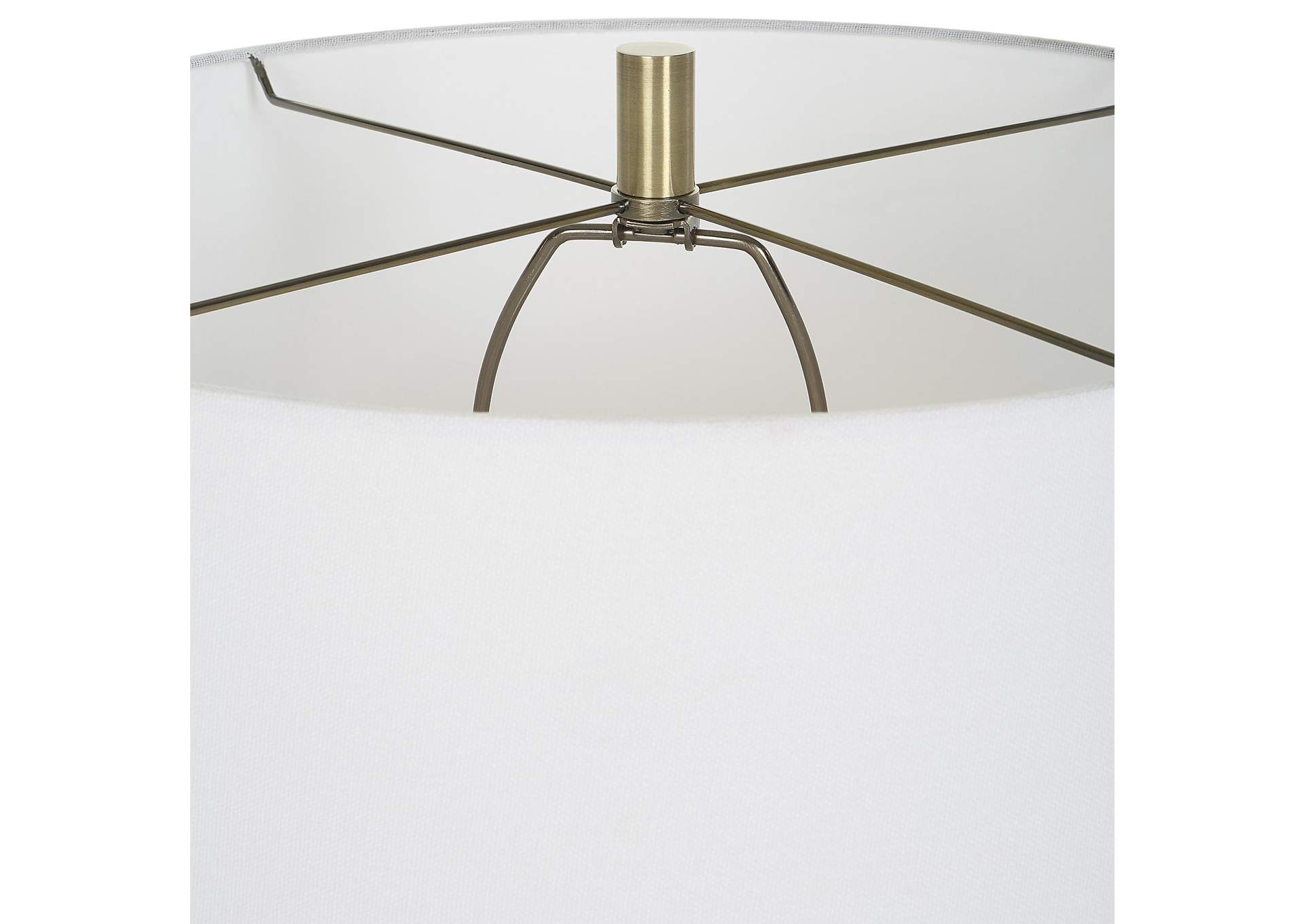 Uttermost Passage Brass Arch Table Lamp