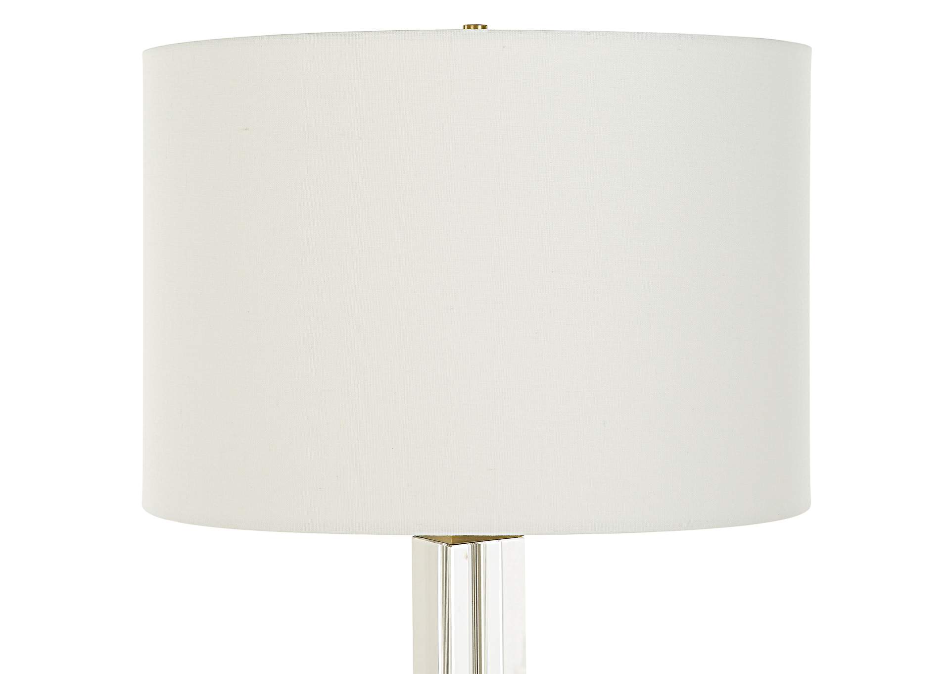 Uttermost Crystal Column Table Lamp