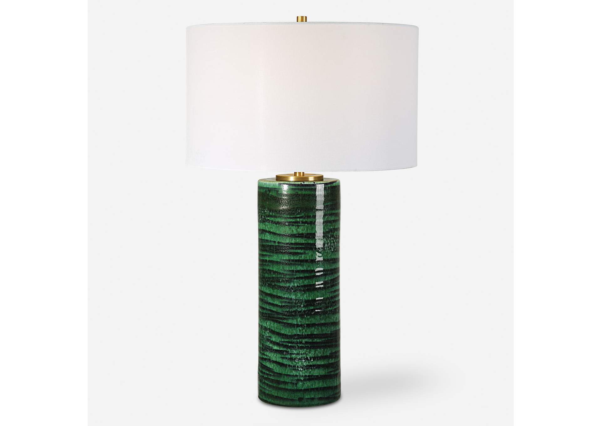 Uttermost Galeno Emerald Green Table Lamp