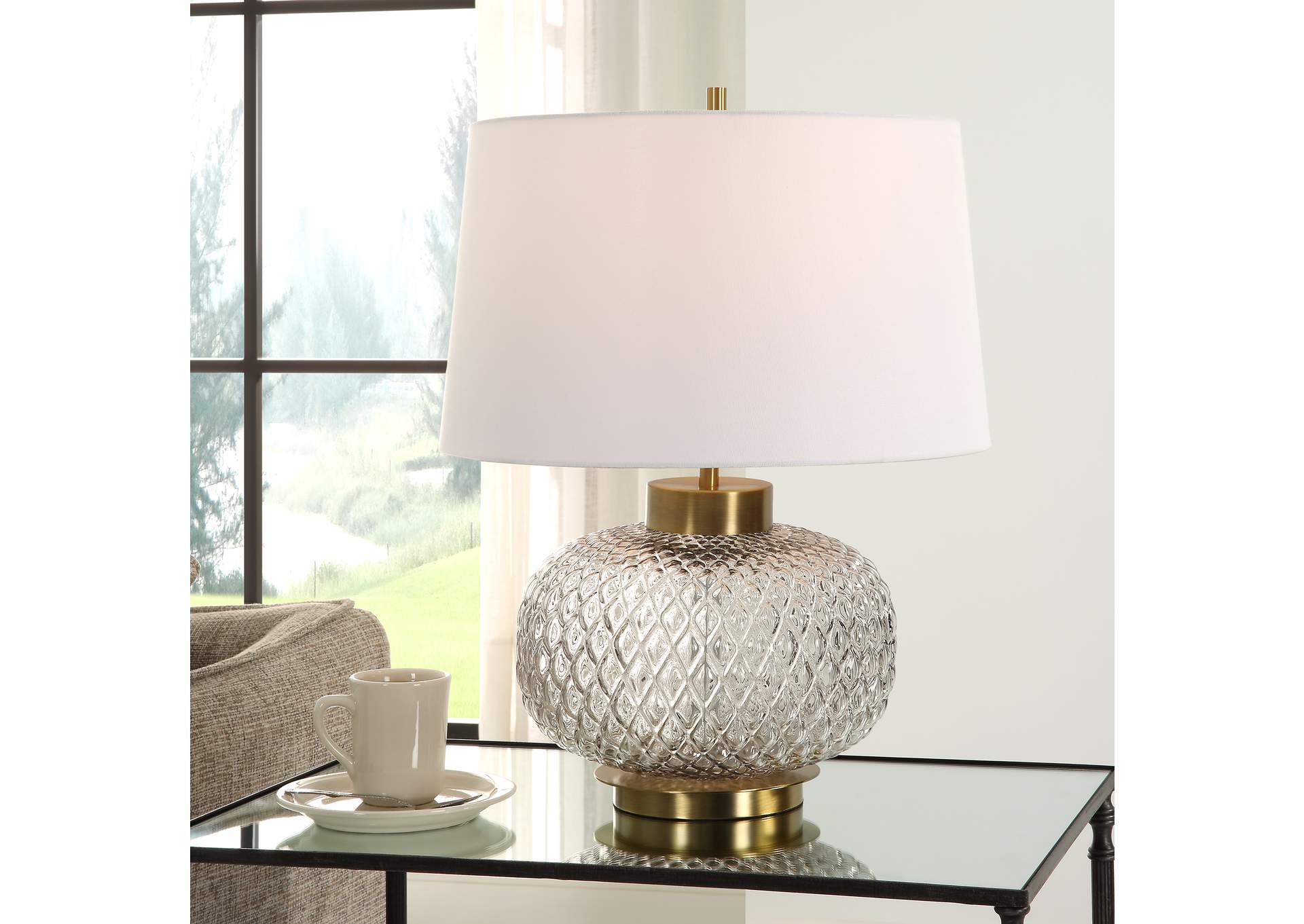 Uttermost Estelle Glass Table Lamp