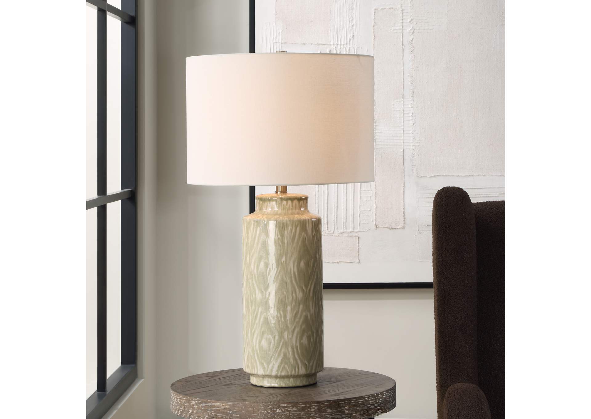 Uttermost Laurel Sage Ceramic Table Lamp
