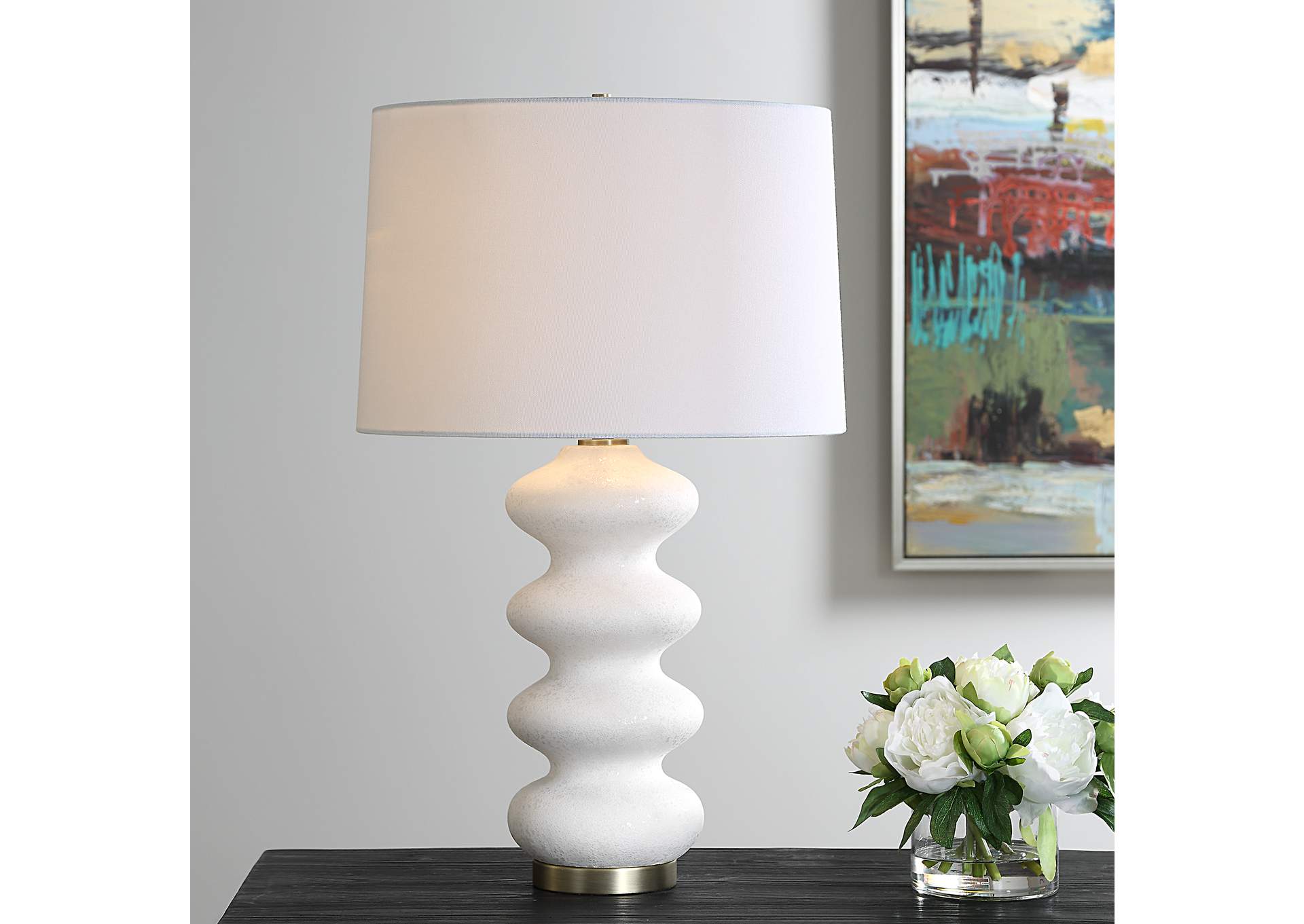 Uttermost Liora White Table Lamp