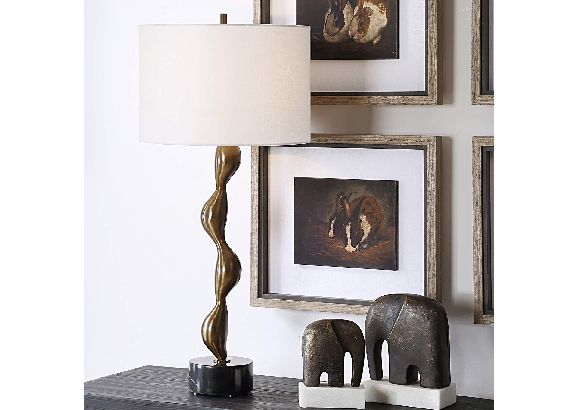 Uttermost Remolino Bronze Table Lamp