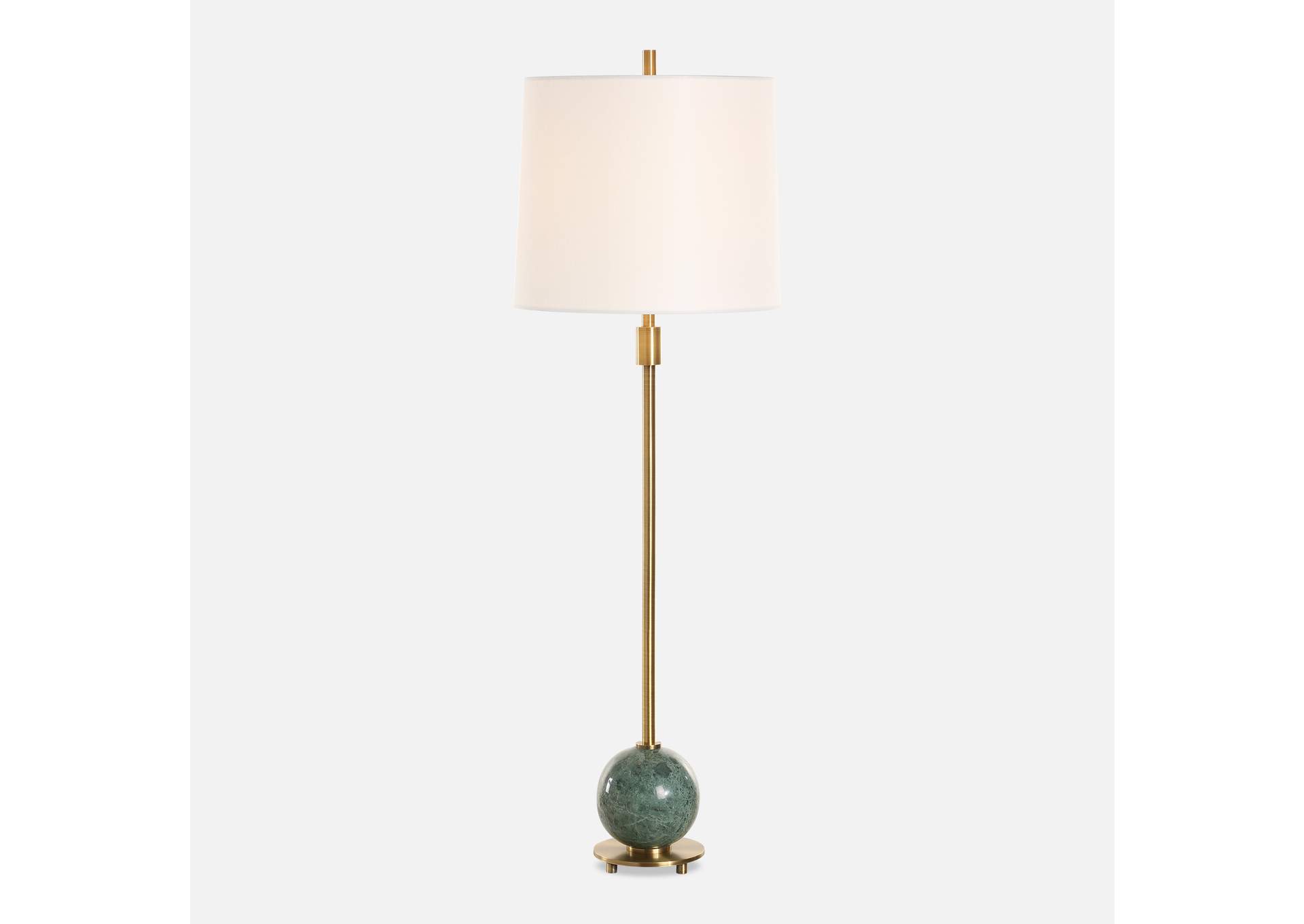 Uttermost Bledel Brass Buffet Lamp