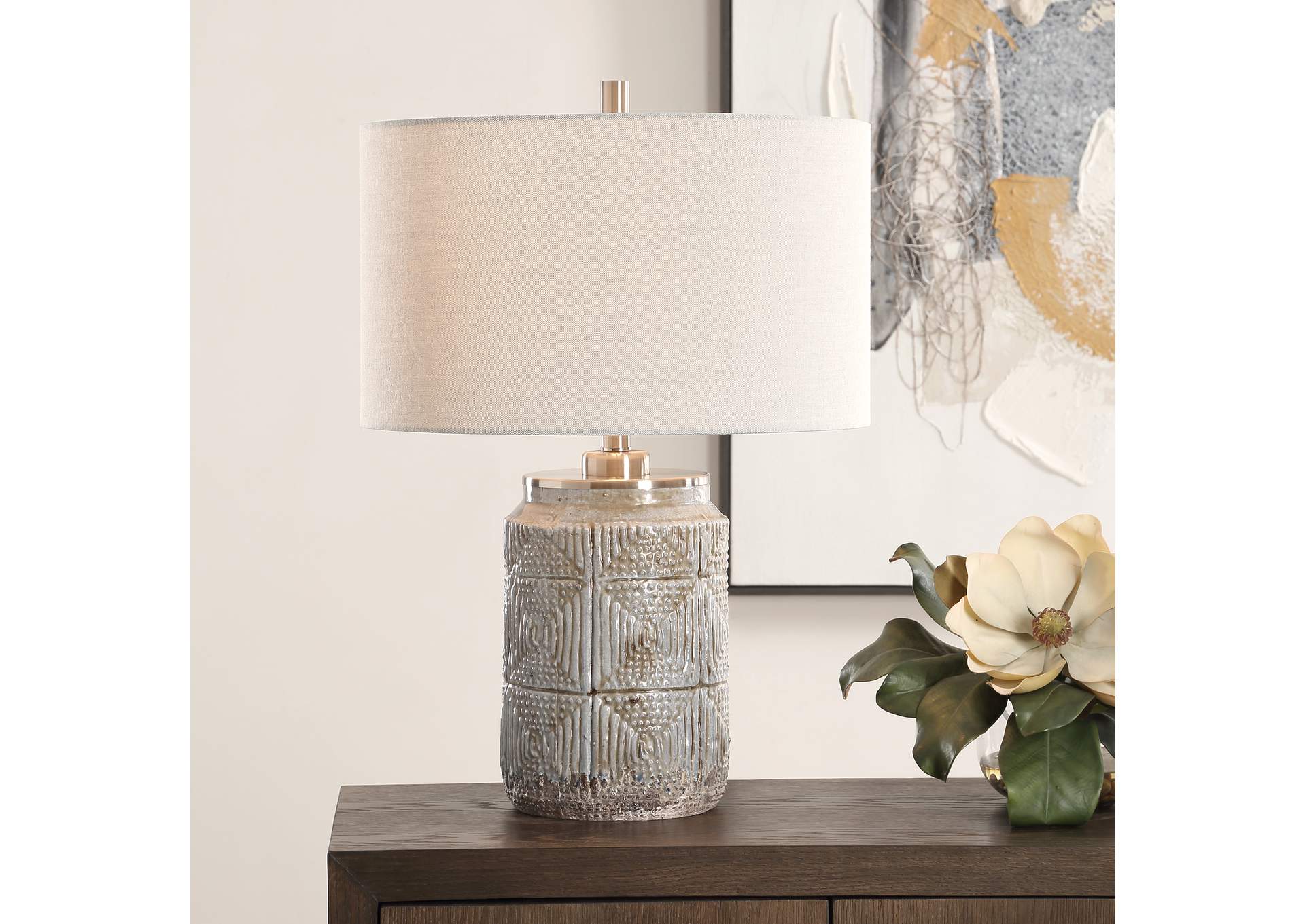 Uttermost Graydon Gray Table Lamp