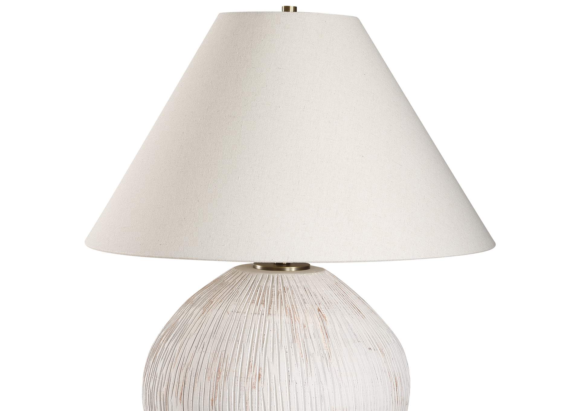 Uttermost Meryl Aged White Table Lamp