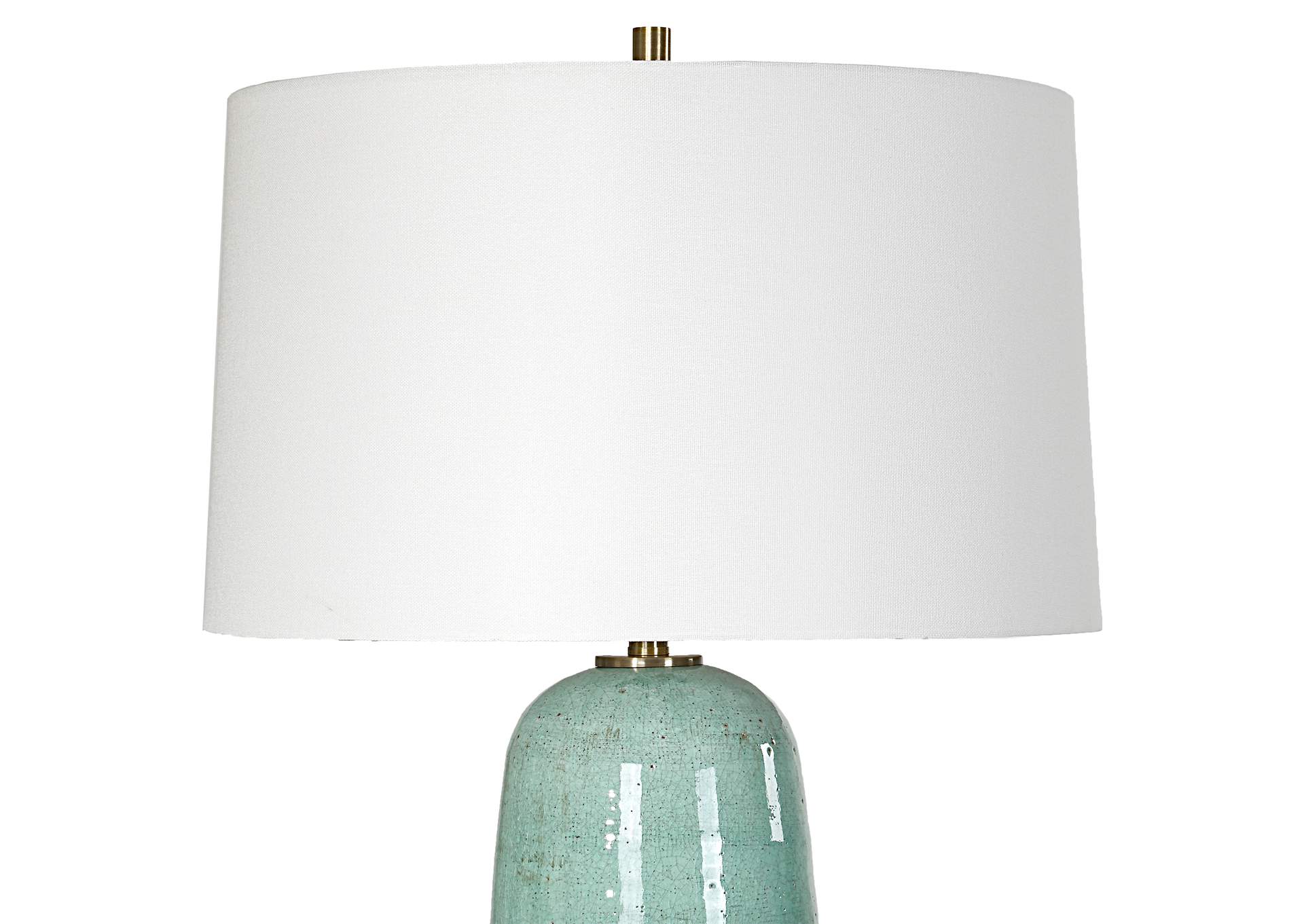 Uttermost Andale Crackled Teal Table Lamp