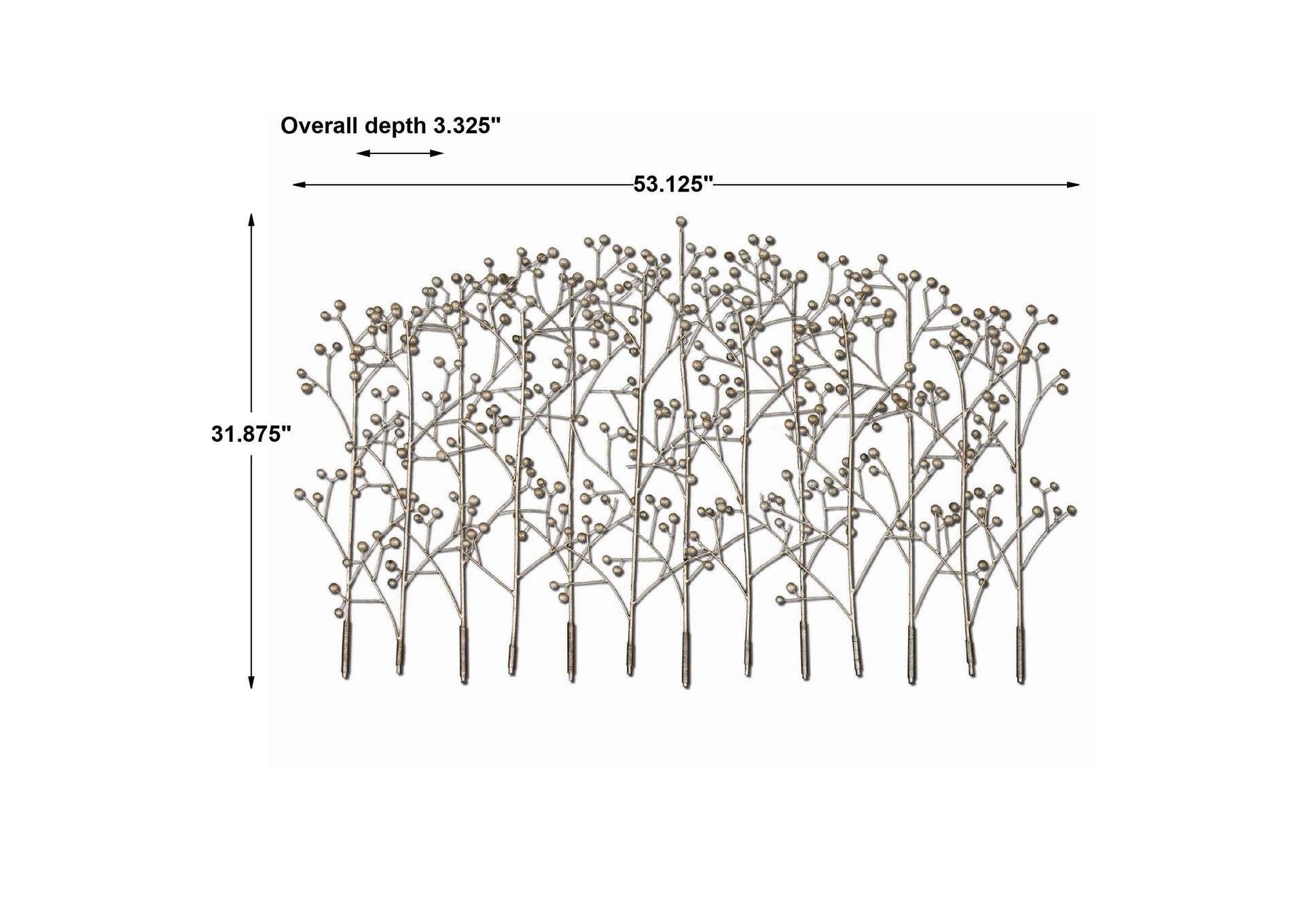 Uttermost Iron Trees Metal Wall Art image 4