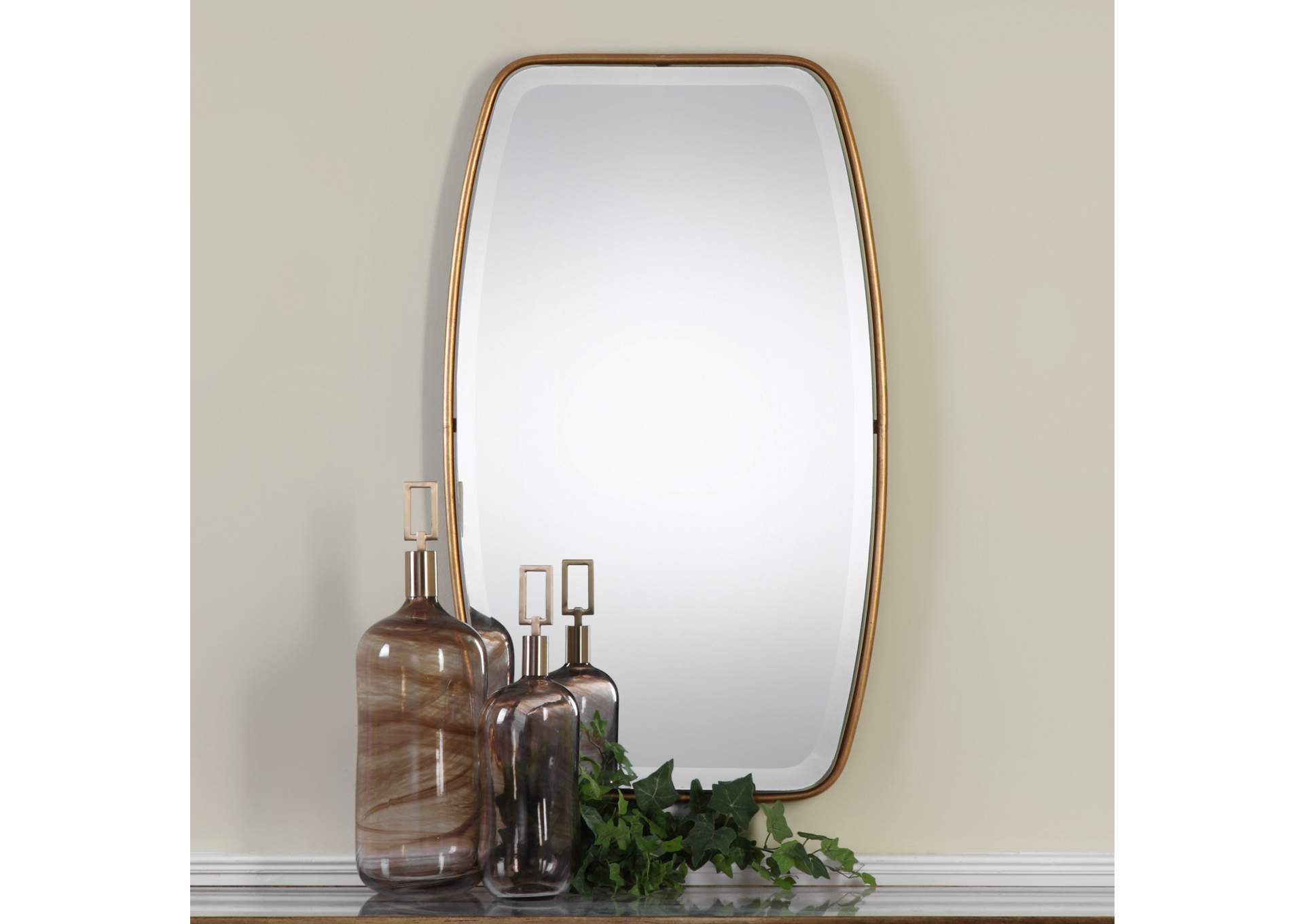 Uttermost Canillo Antiqued Gold Mirror