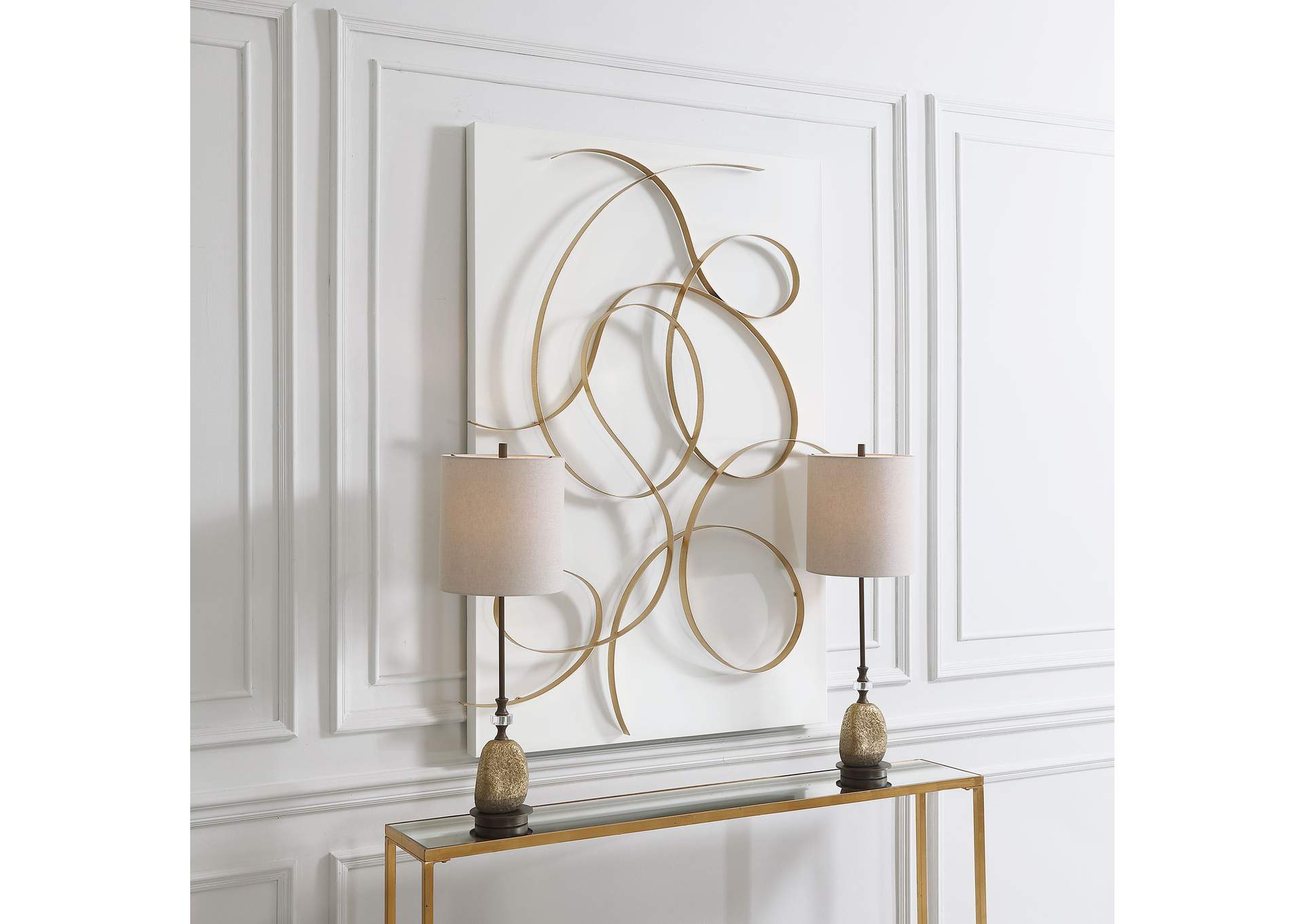 Uttermost Freehand Modern Metal Wall Panel