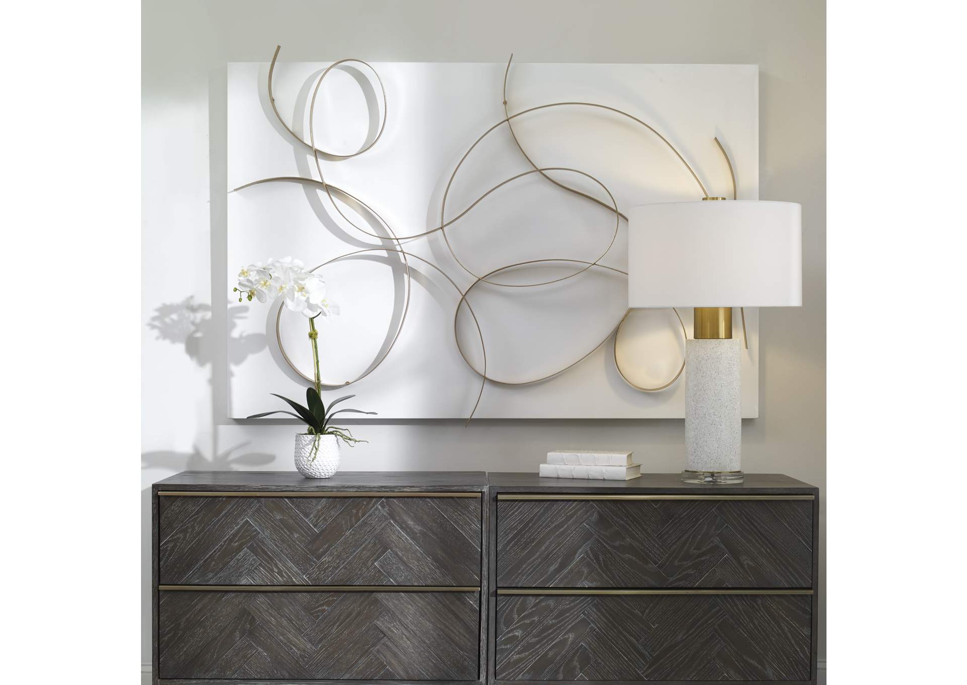 Uttermost Freehand Modern Metal Wall Panel