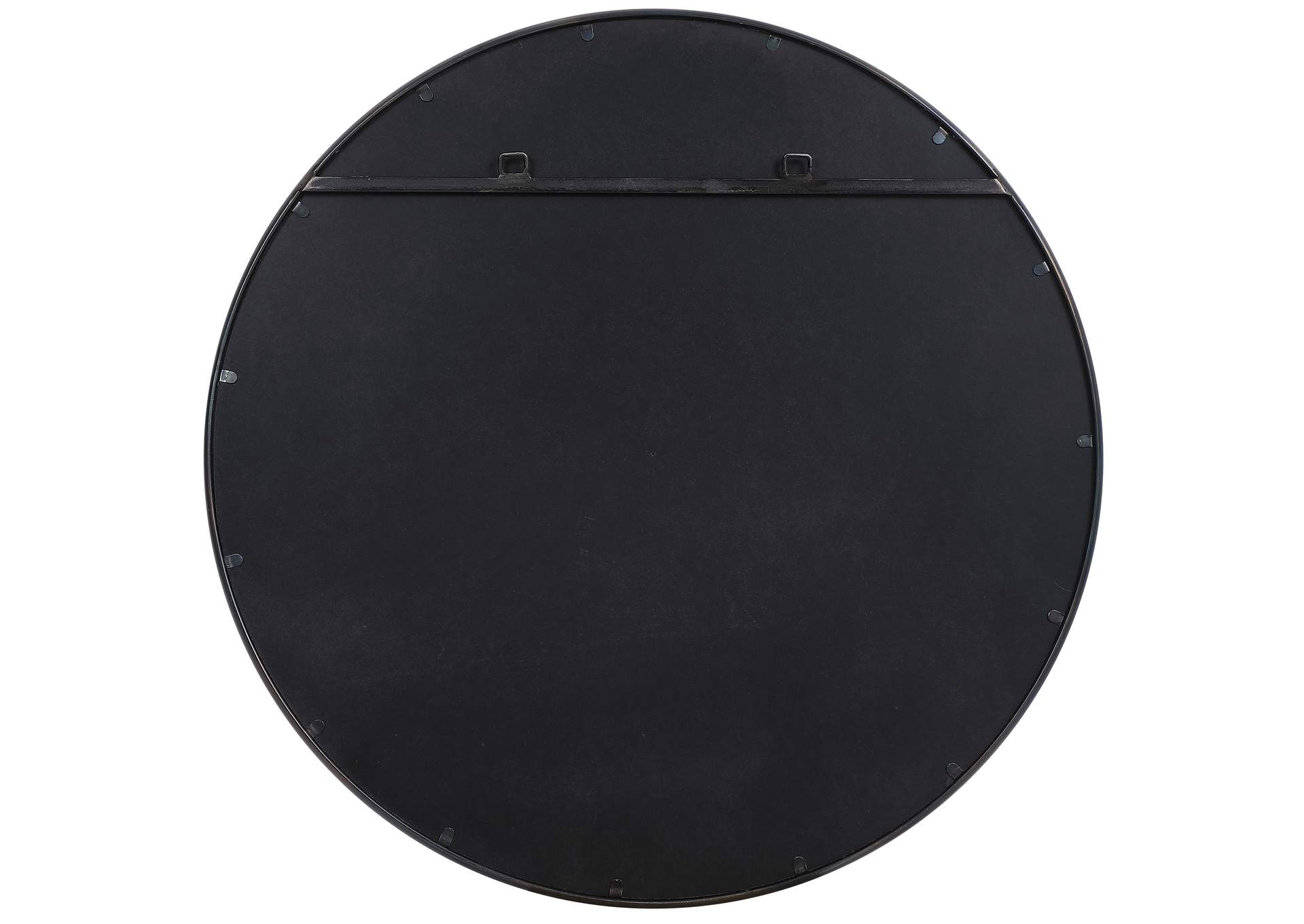 Uttermost Belham Round Iron Mirror