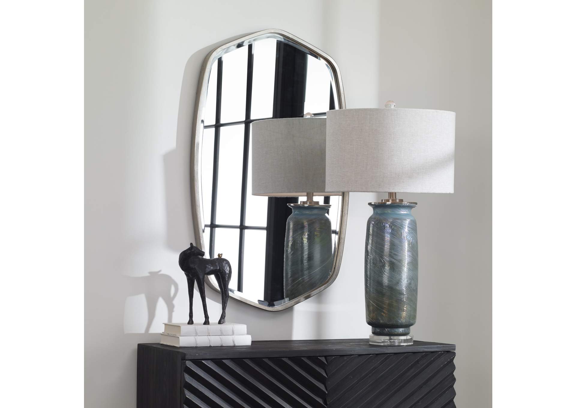 Uttermost Duronia Brushed Silver Mirror