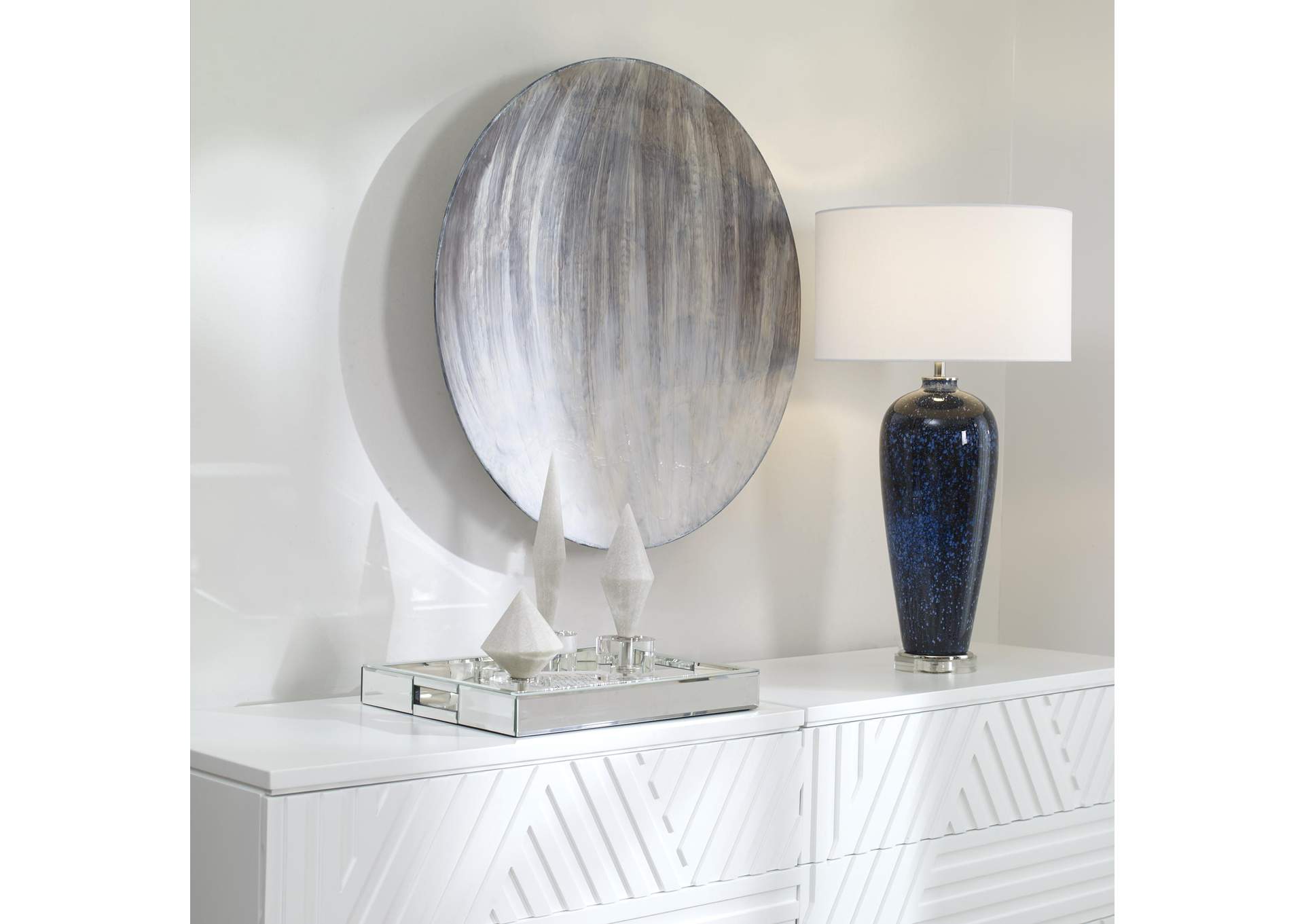 Uttermost Tio White Metal Wall Decor image 5