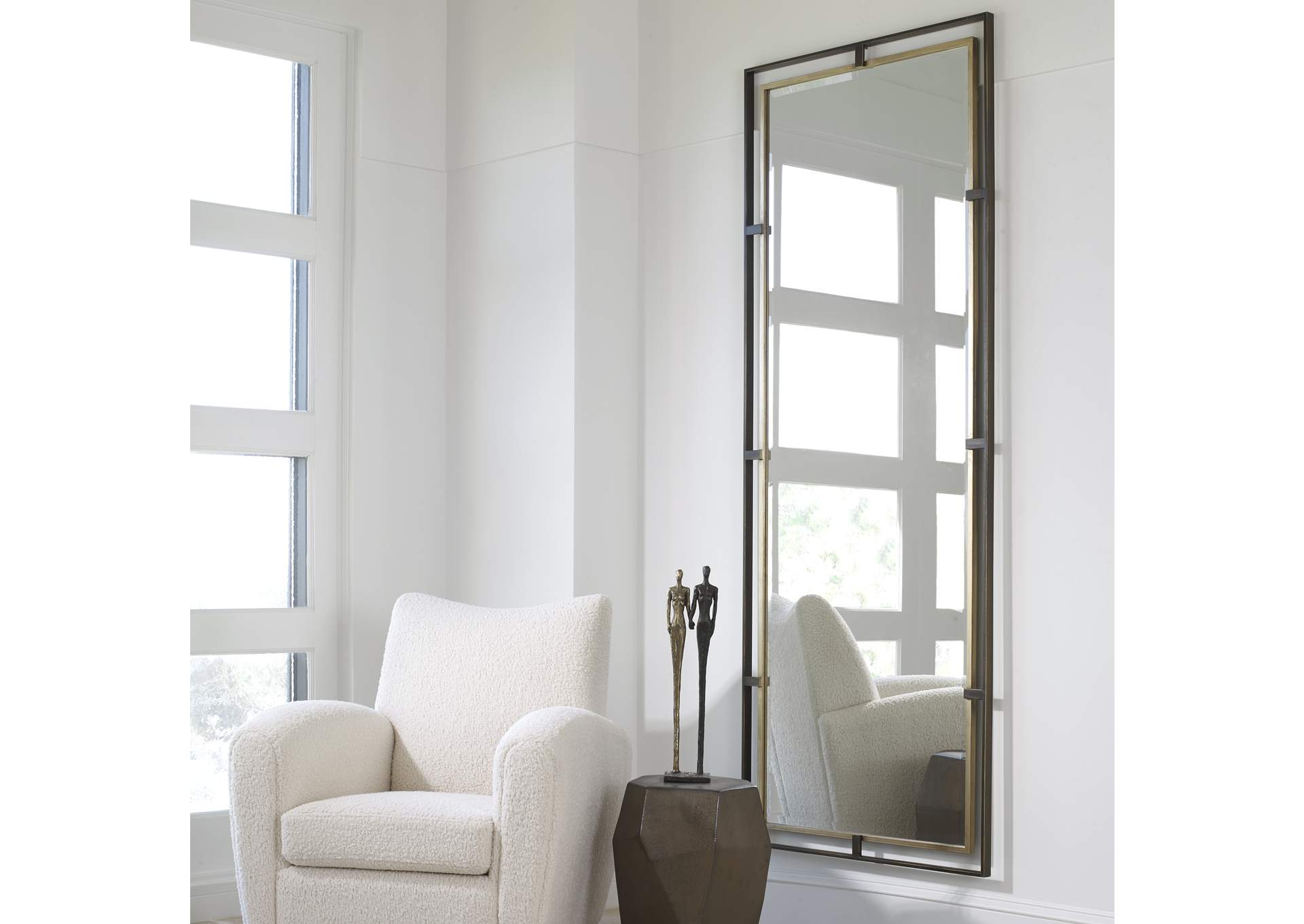 Uttermost Carrizo Tall Bronze & Gold Mirror