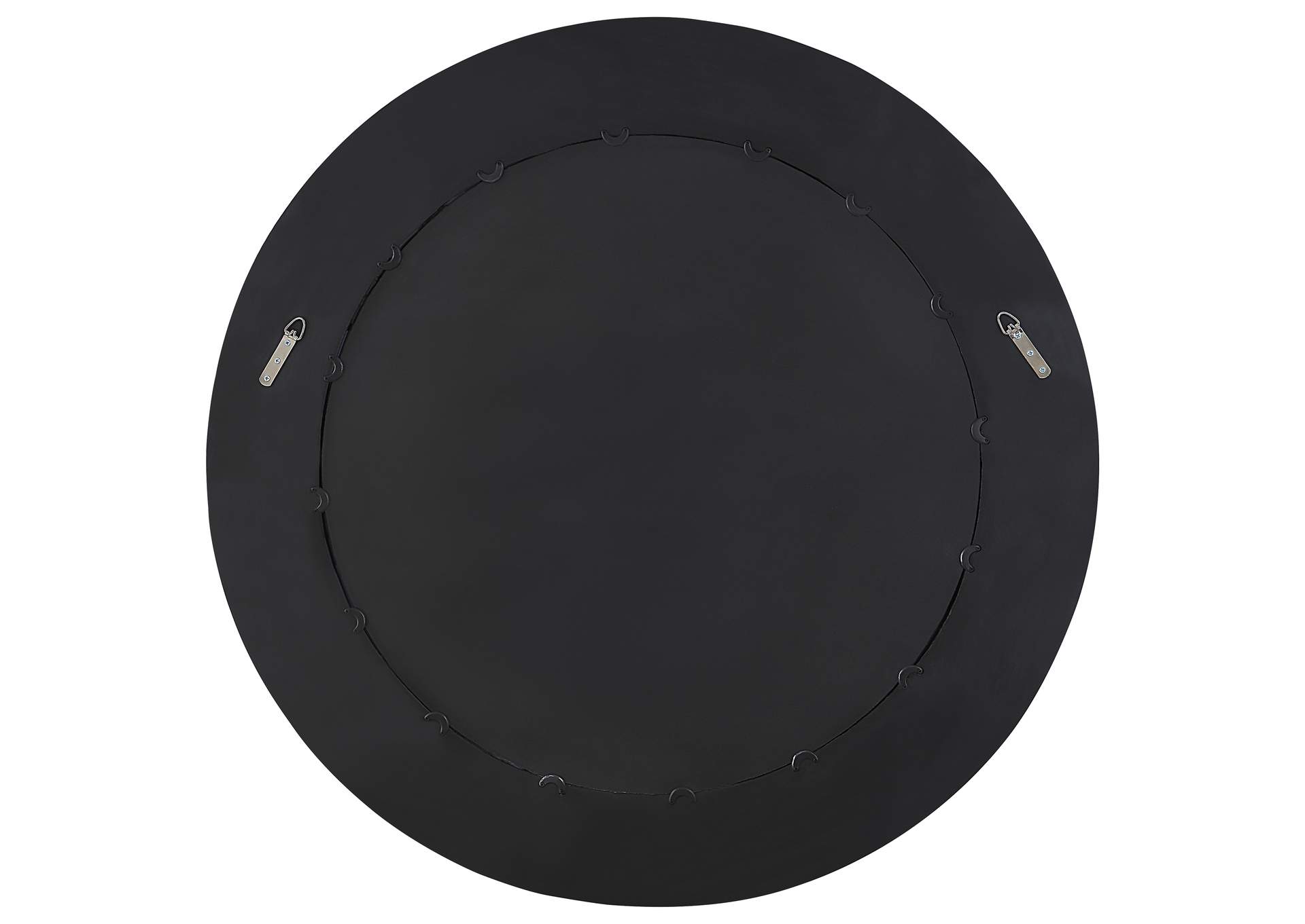 Uttermost Caribou Dark Espresso Round Mirror