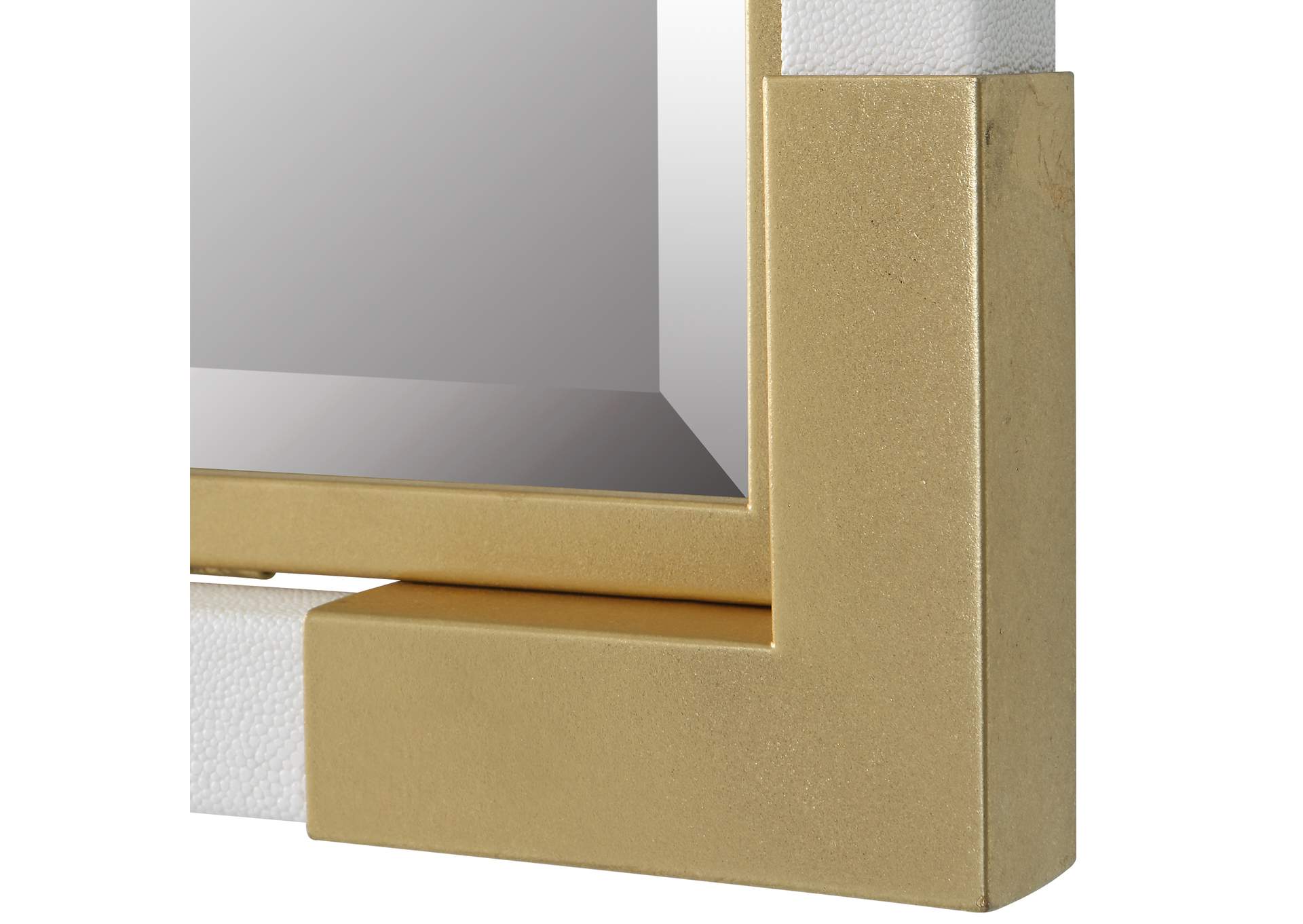 Uttermost Malik White & Gold Mirror