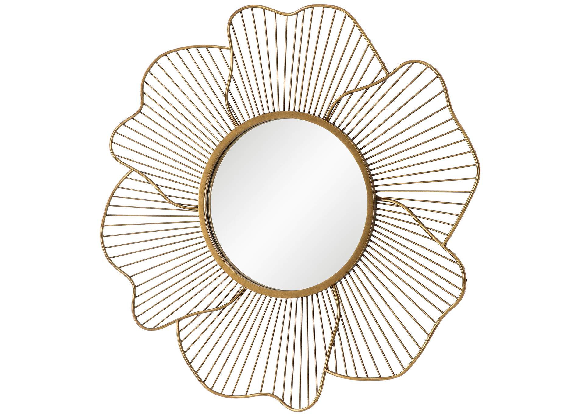 Uttermost Blossom Gold Floral Mirror
