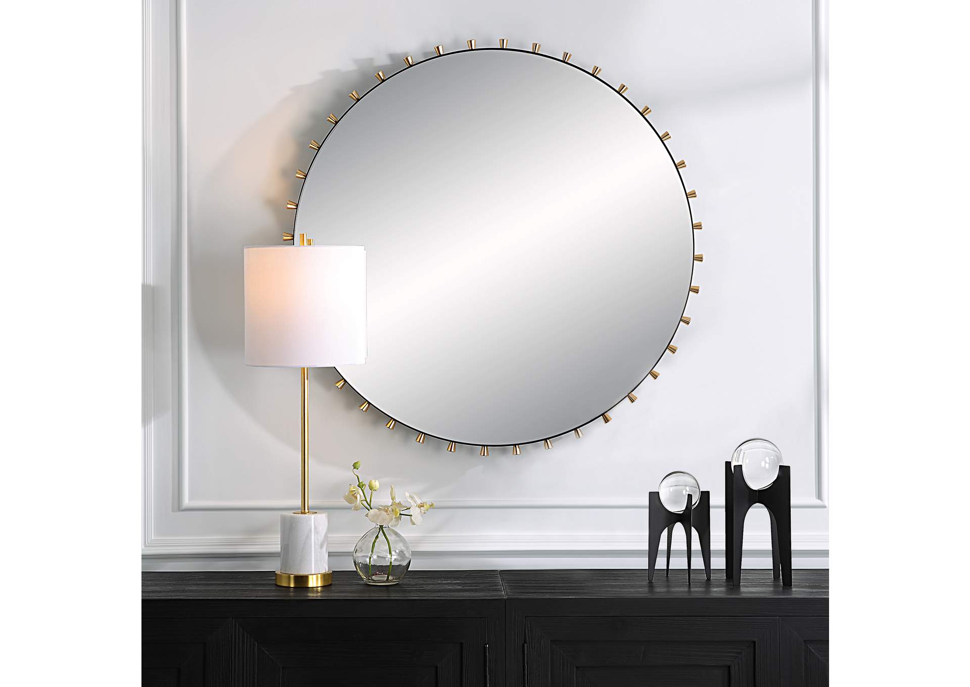 Uttermost Cosmopolitan Round Mirror