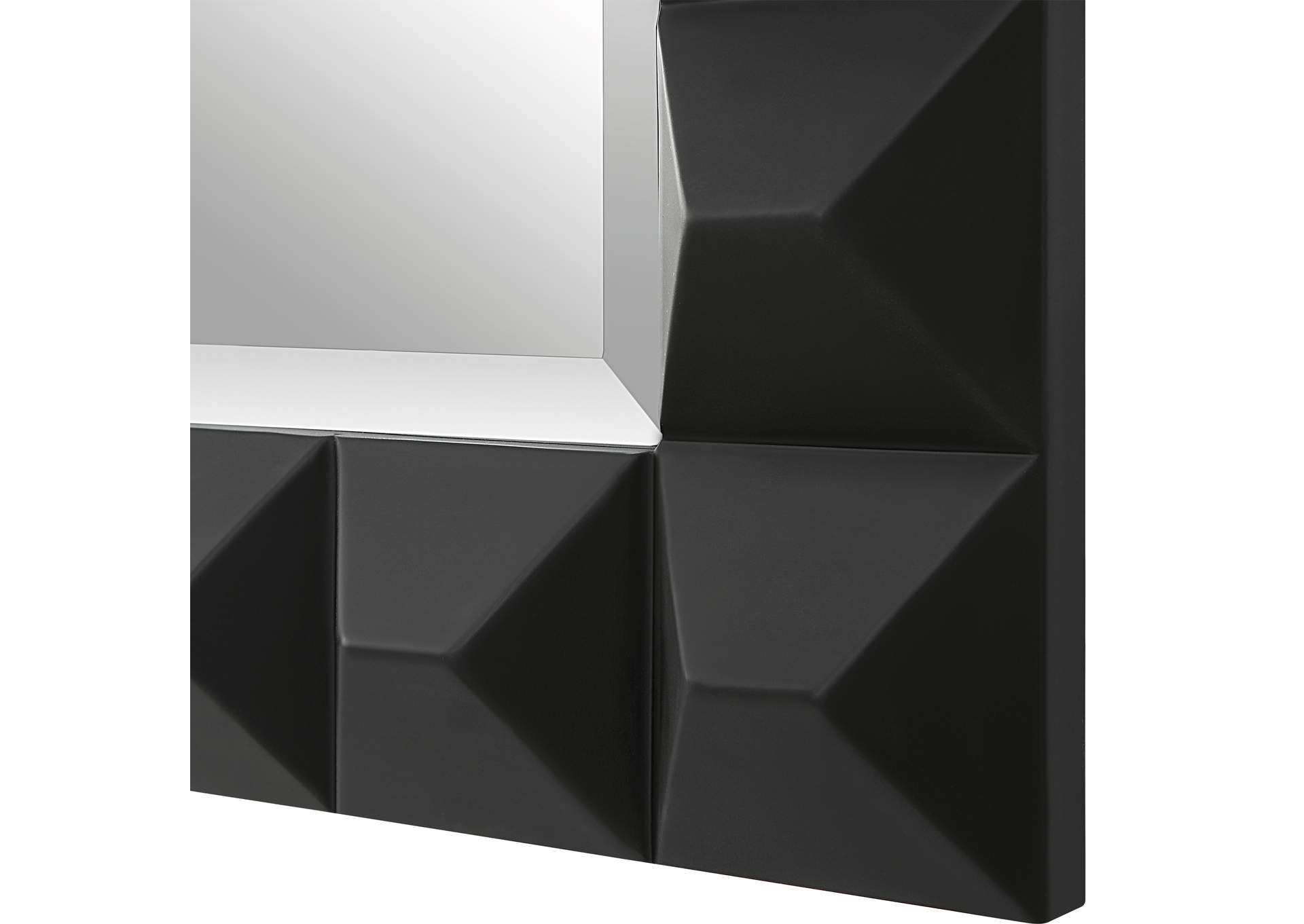 Uttermost Studded Black Mirror
