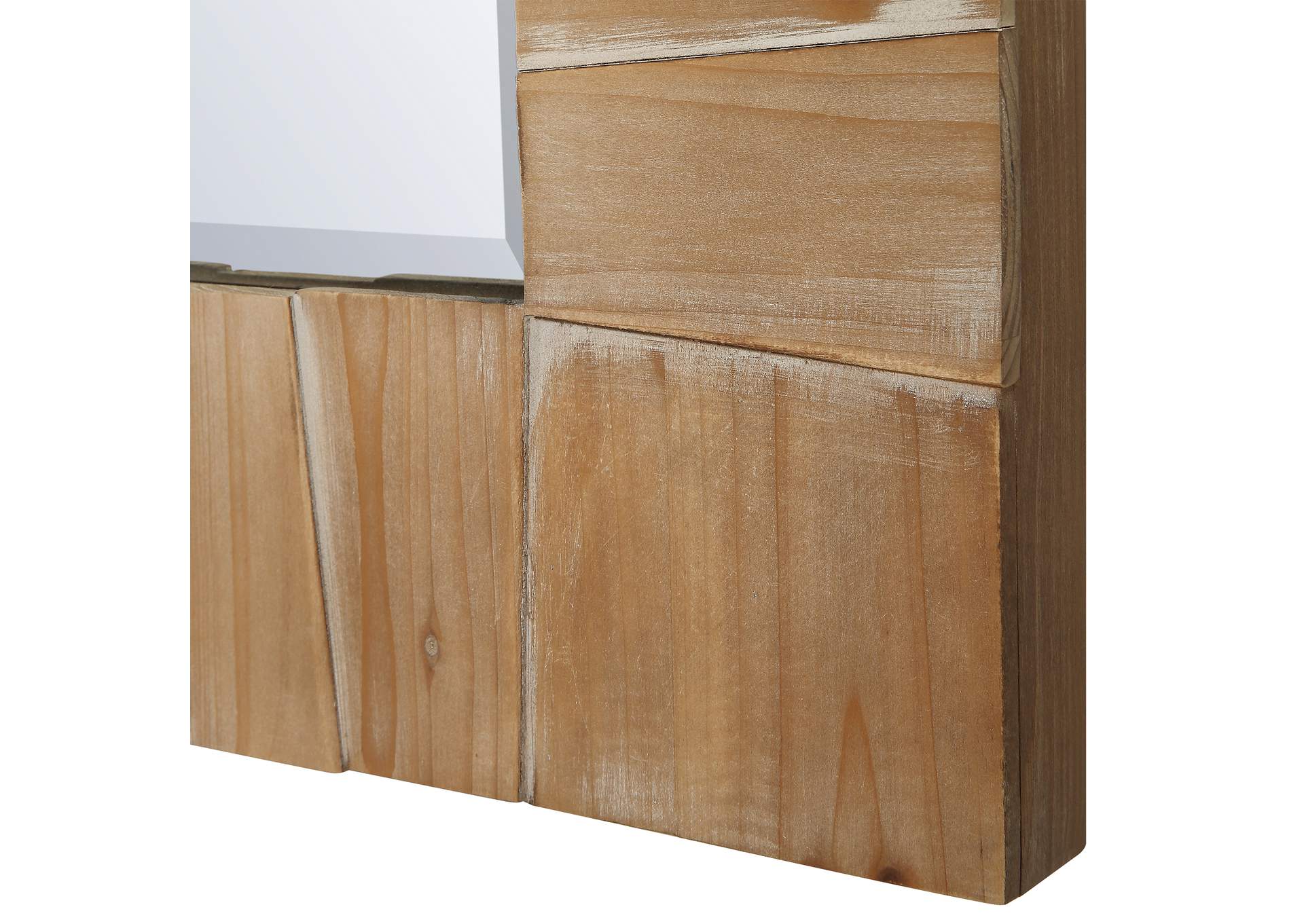 Uttermost Ayanna Gray Washed Wood Mirror