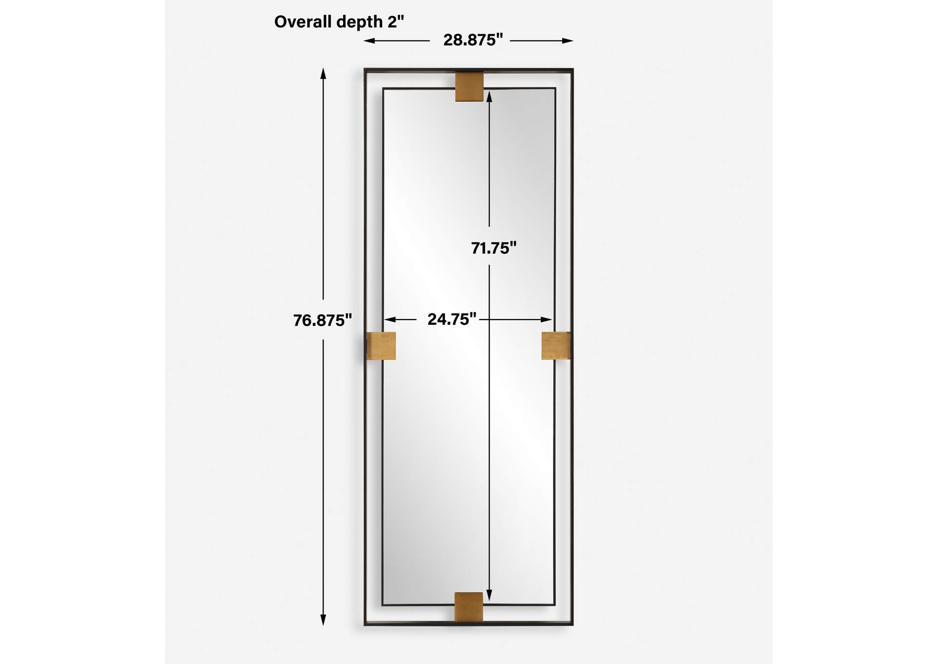 Uttermost Cornerstone Oversized Mirror