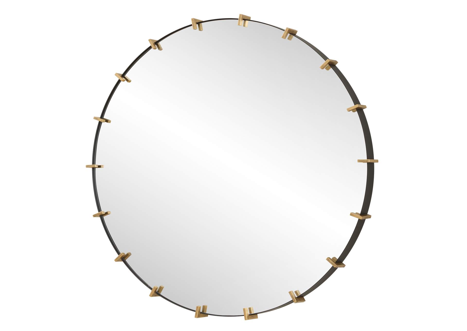 Uttermost Pali Industrial Round Mirror