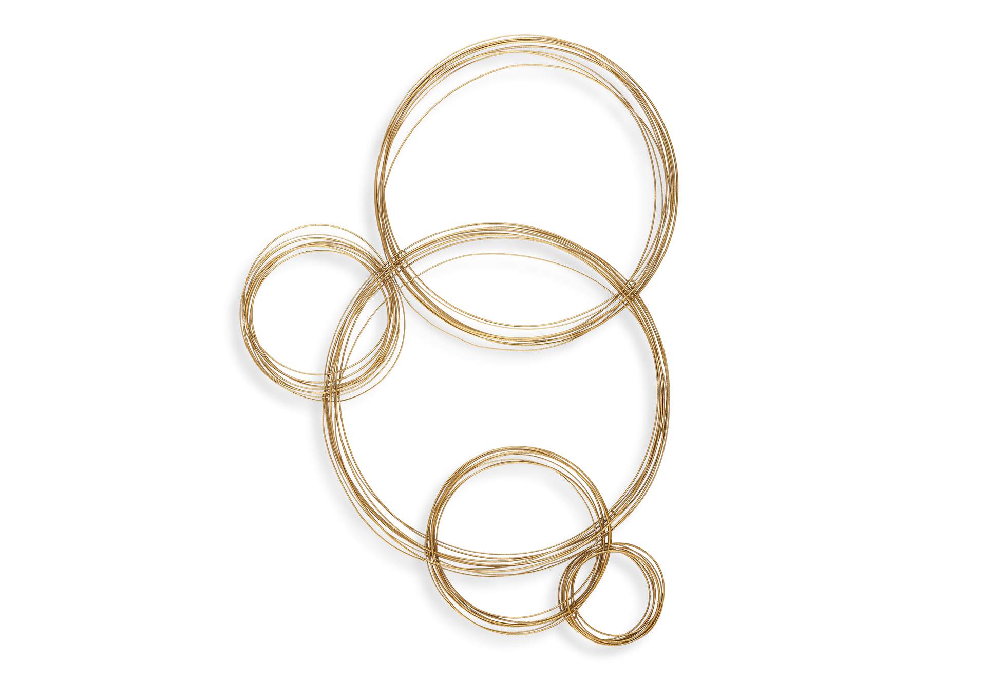 Uttermost Golden Bubbles Metal Wall Decor