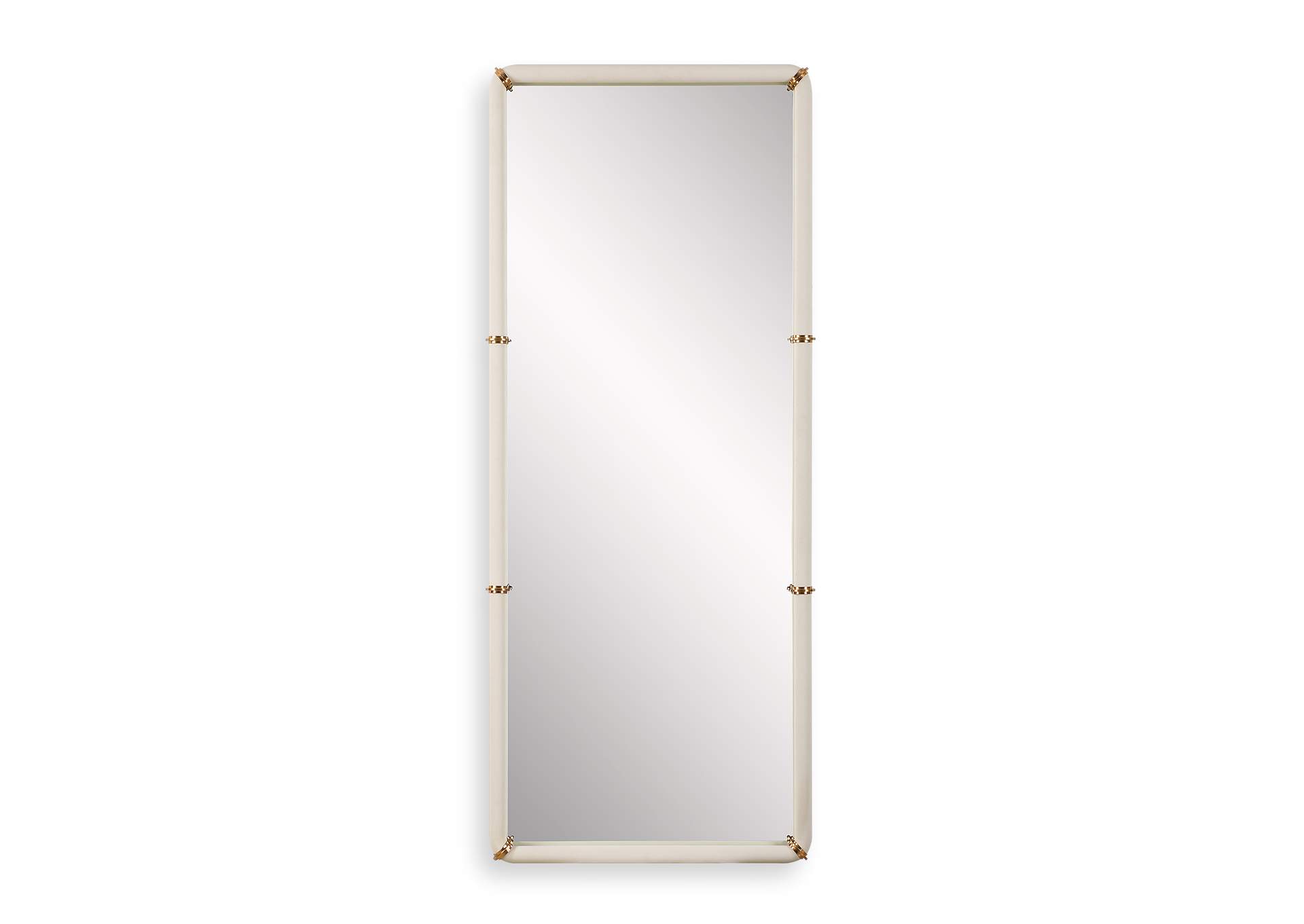Uttermost Cyprus White Dressing Mirror