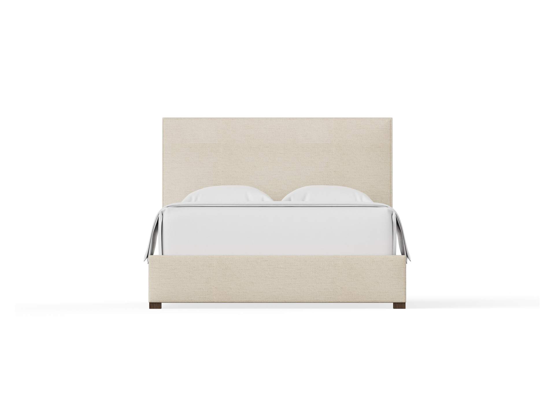Choices Amelia King Upholstered Bed - Ivory Cream image 1